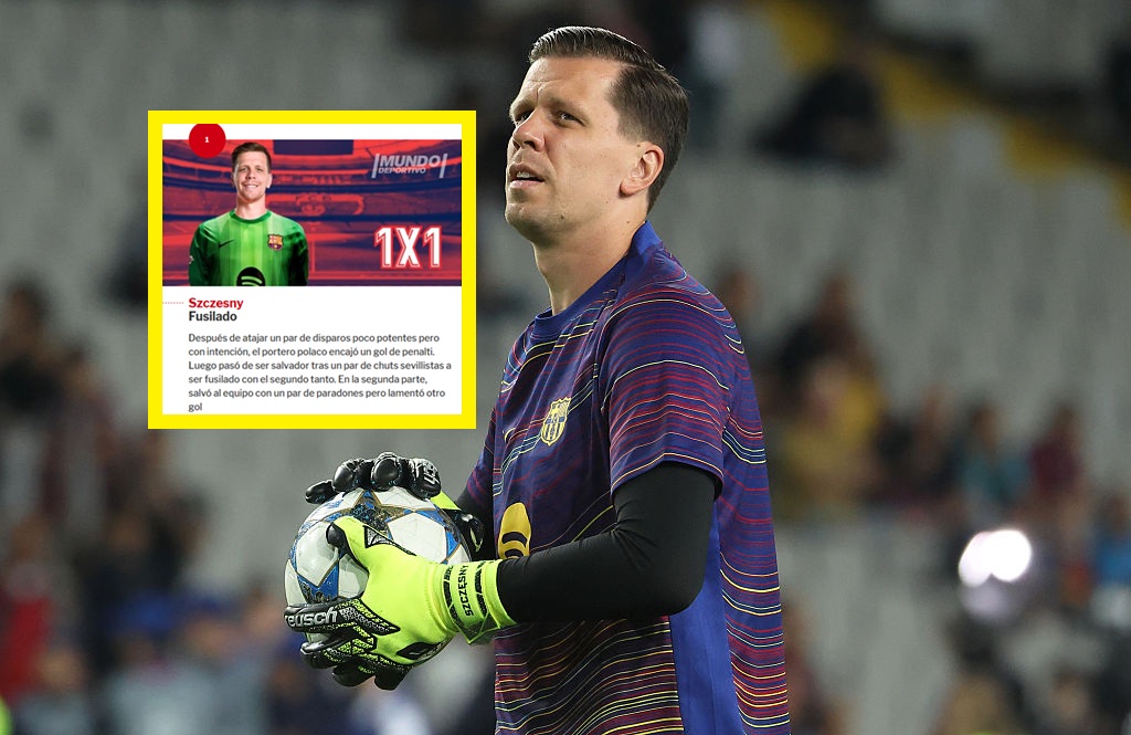 Szczęsny wpuścił 4 gole, a tu takie słowa z Hiszpanii. "Najlepszy z nich"