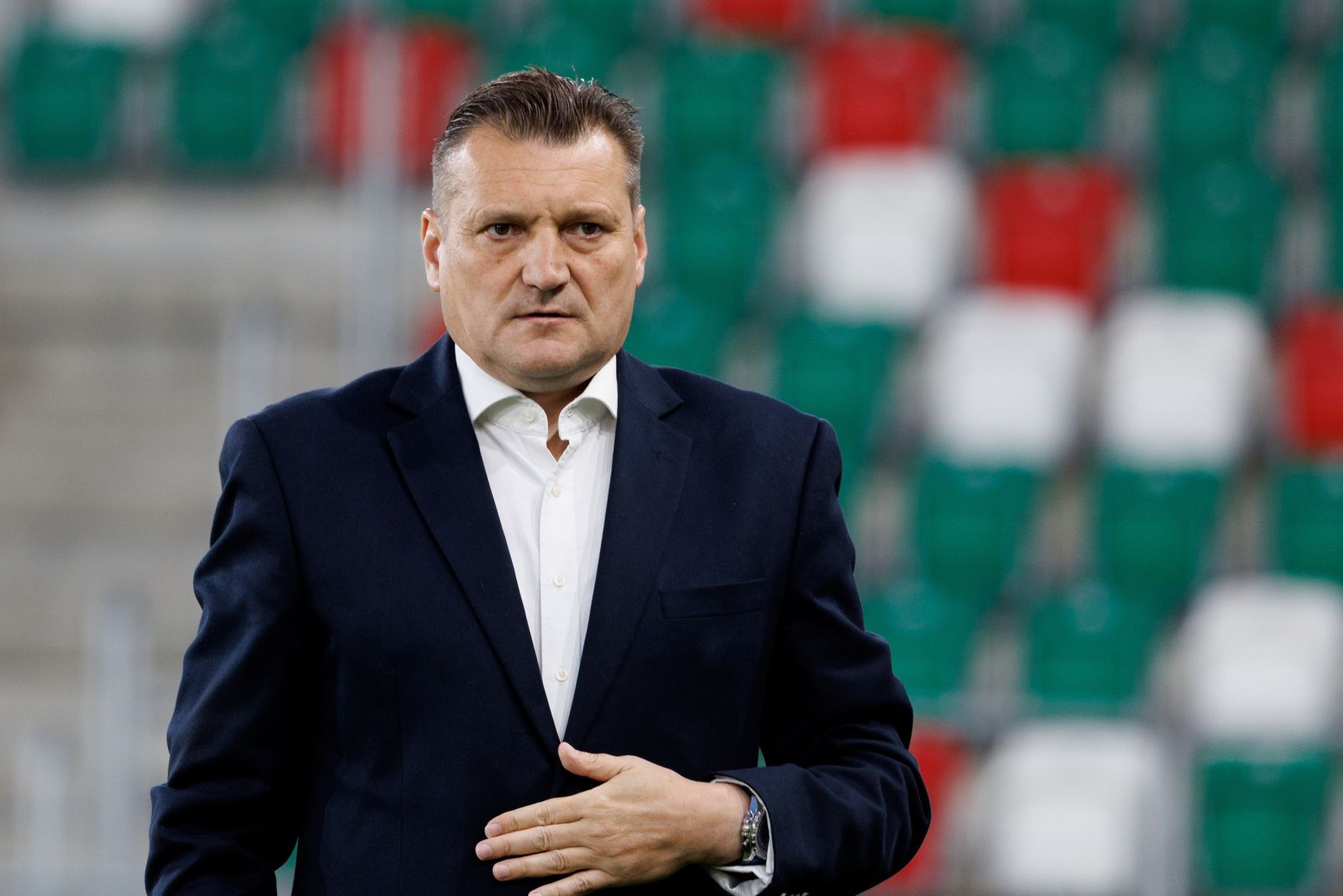 Trener Wieczystej przemówił po zwolnieniu. "Zobaczyłem płacz"