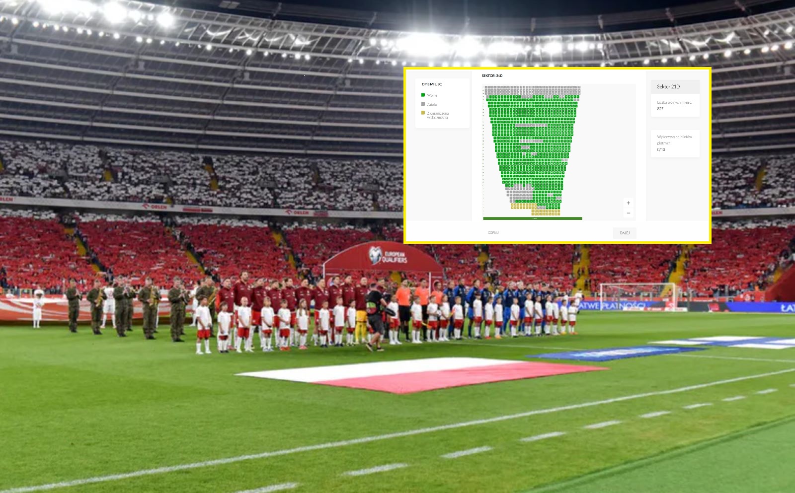 Co z biletami na mecz Polska - Nowa Zelandia? Jeden szczegół zwraca uwagę