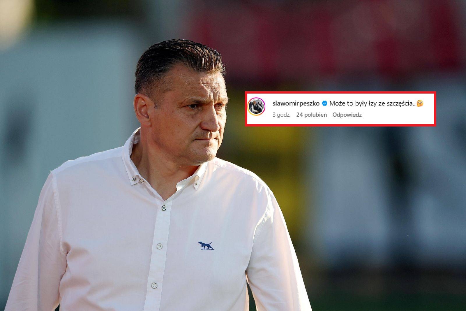 Nie hamował się. Wrze po tym, co Peszko napisał byłemu trenerowi Wieczystej
