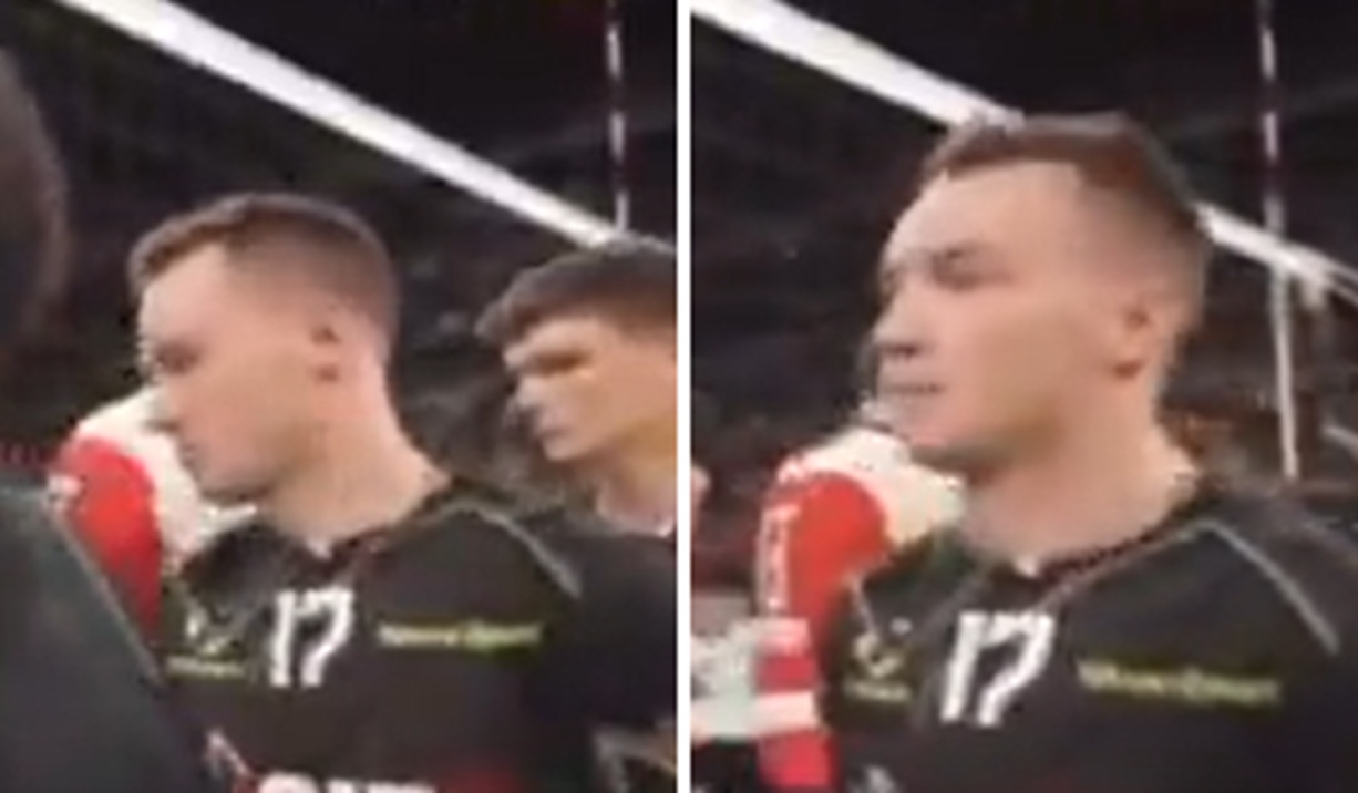 Ukrainiec zagrał przeciwko Rosjanom. Oto jak zachował się pod siatką