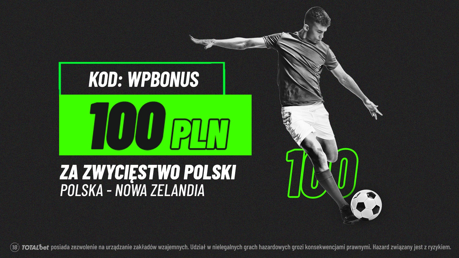 Polska wygrywa, a w TOTALbet zgarniasz 100 zł freebetu!