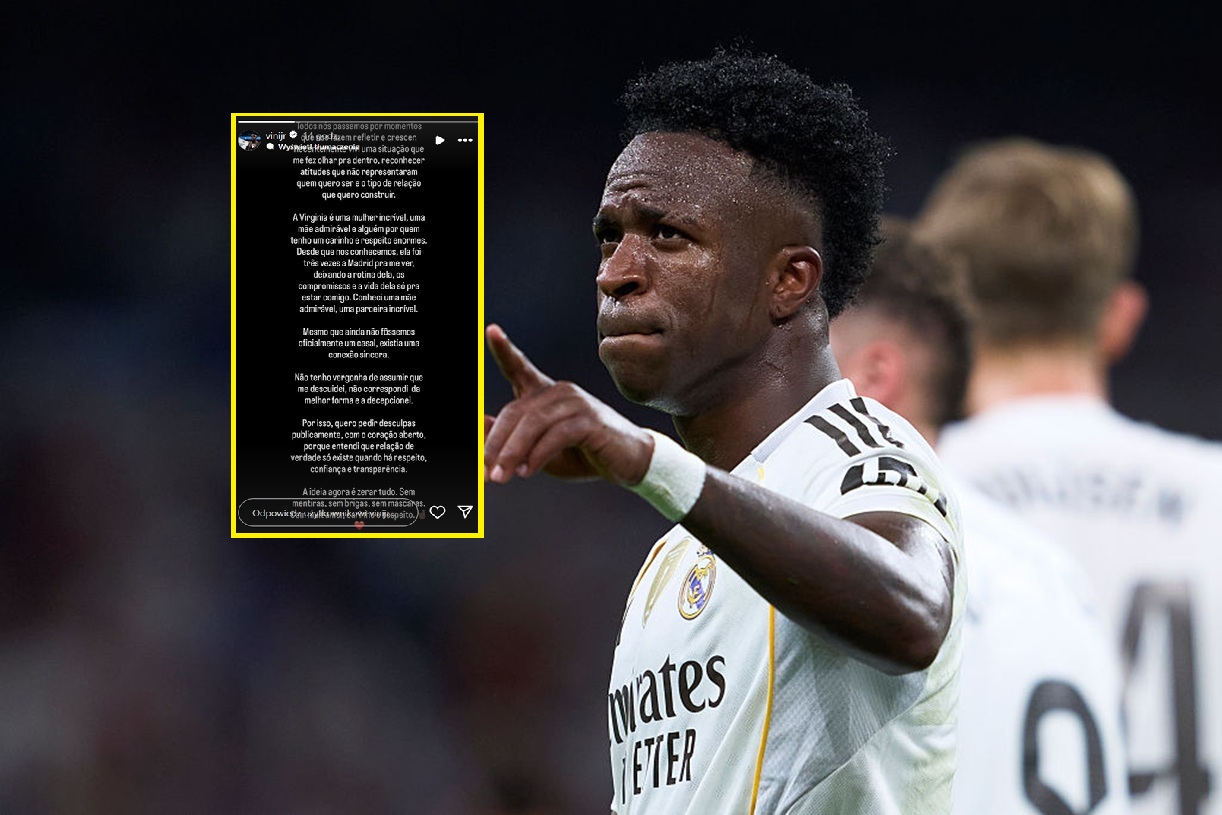 Prosił o intymne materiały? Vinicius reaguje. Oświadczenie gwiazdora