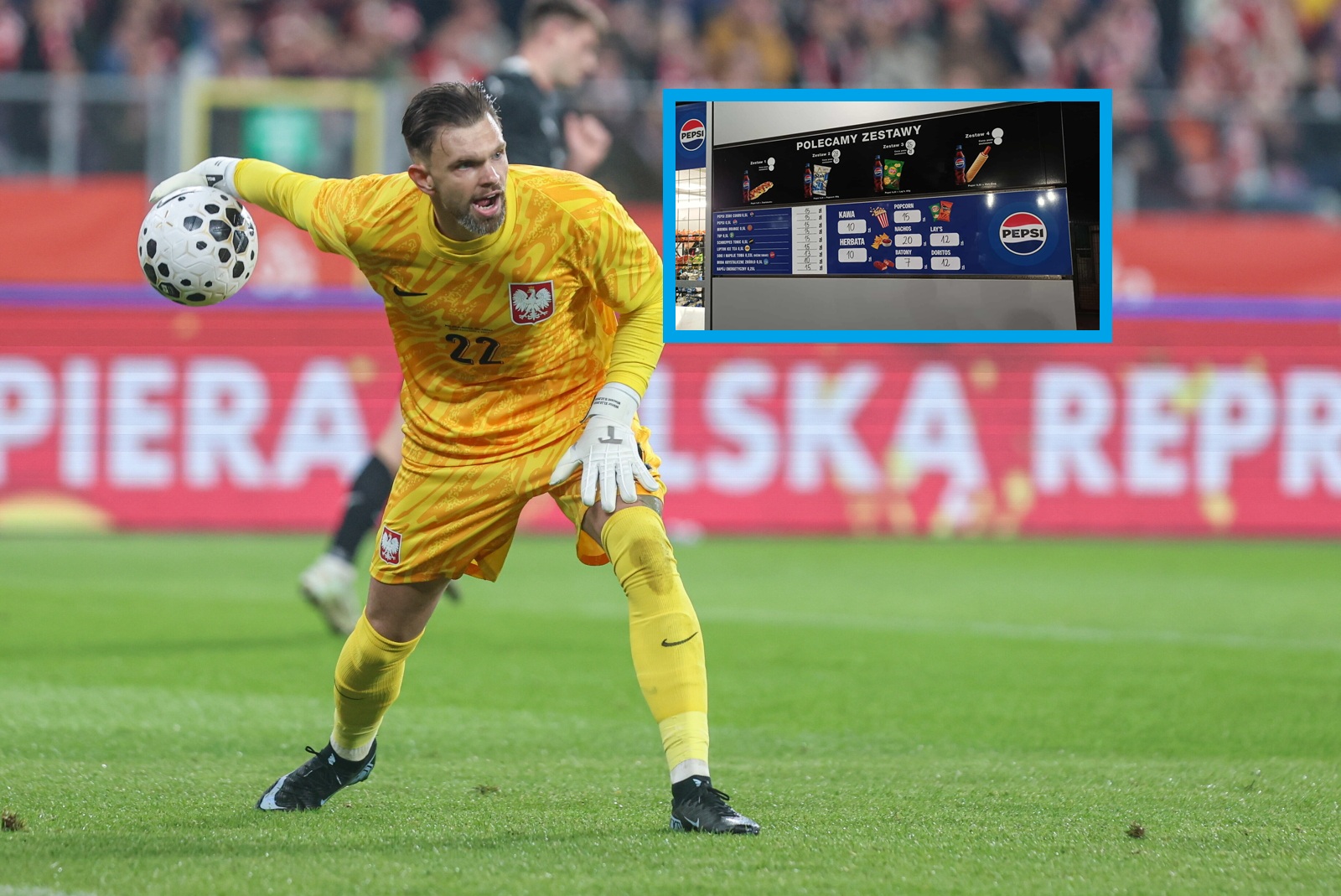 Mecz towarzyski reprezentacji Polski. Tyle kosztują napoje i przekąski