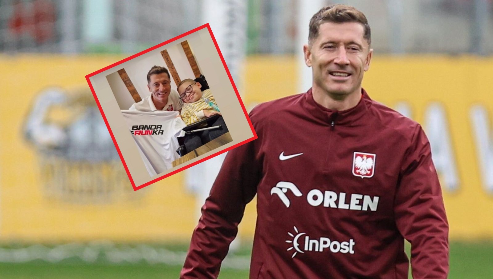 "Odwiedził mnie mój kumpel". Lewandowski dołączył do jego "bandy"