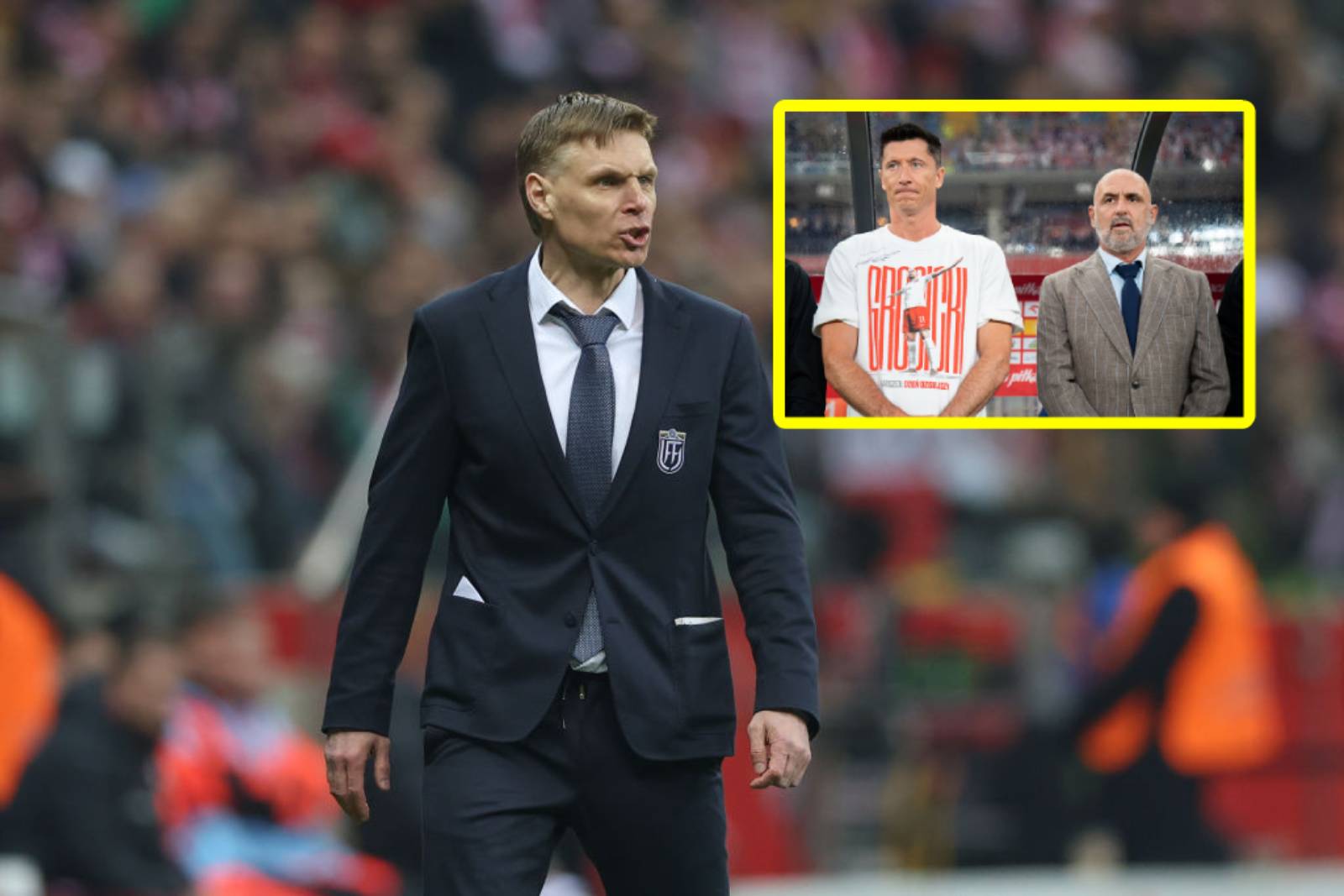 "Słyszeliśmy, co się stało". Trener Litwy wspomniał o konflikcie w polskiej kadrze