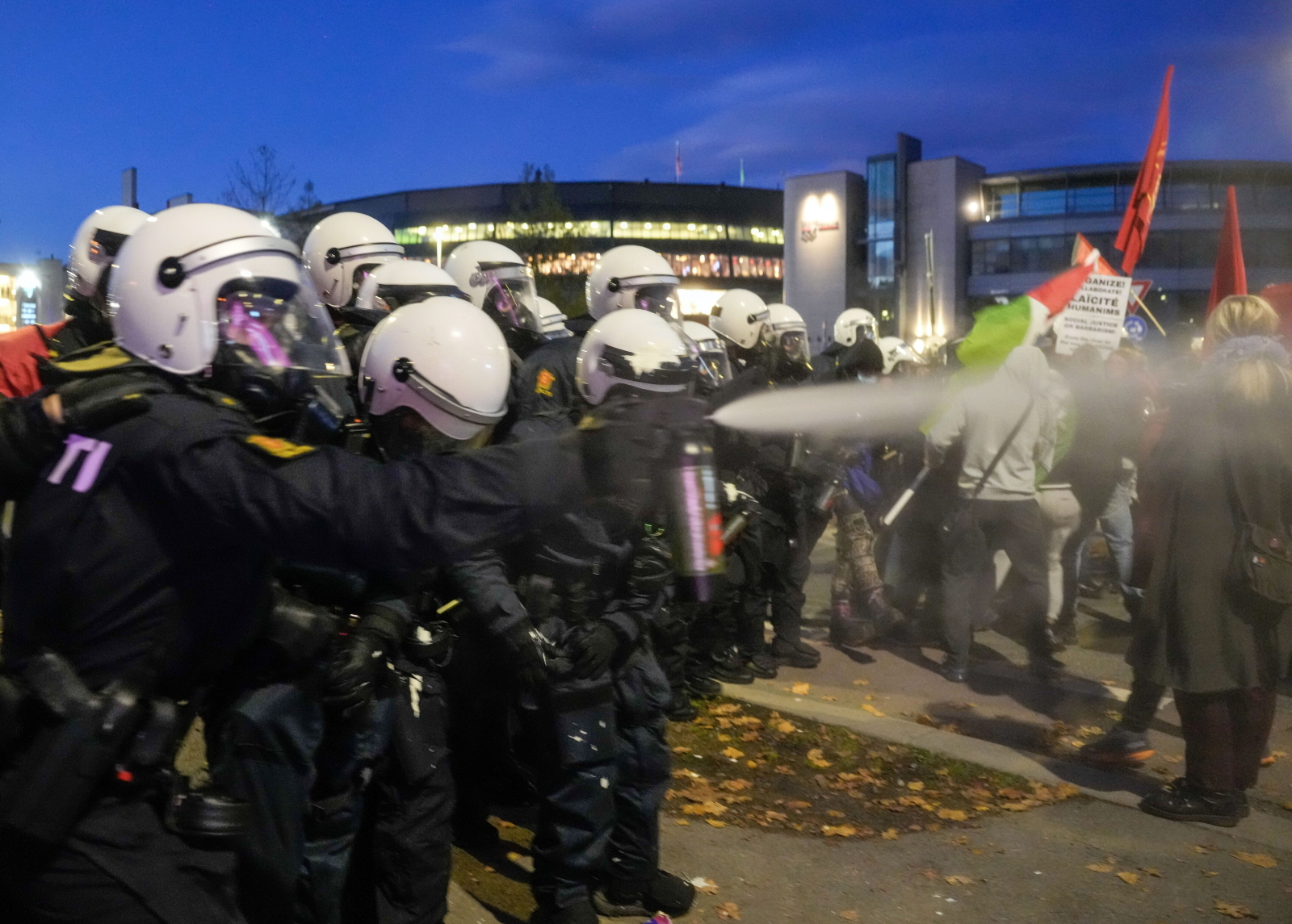 Protestowali przeciwko Izraelowi. Policja zatrzymała 17 osób