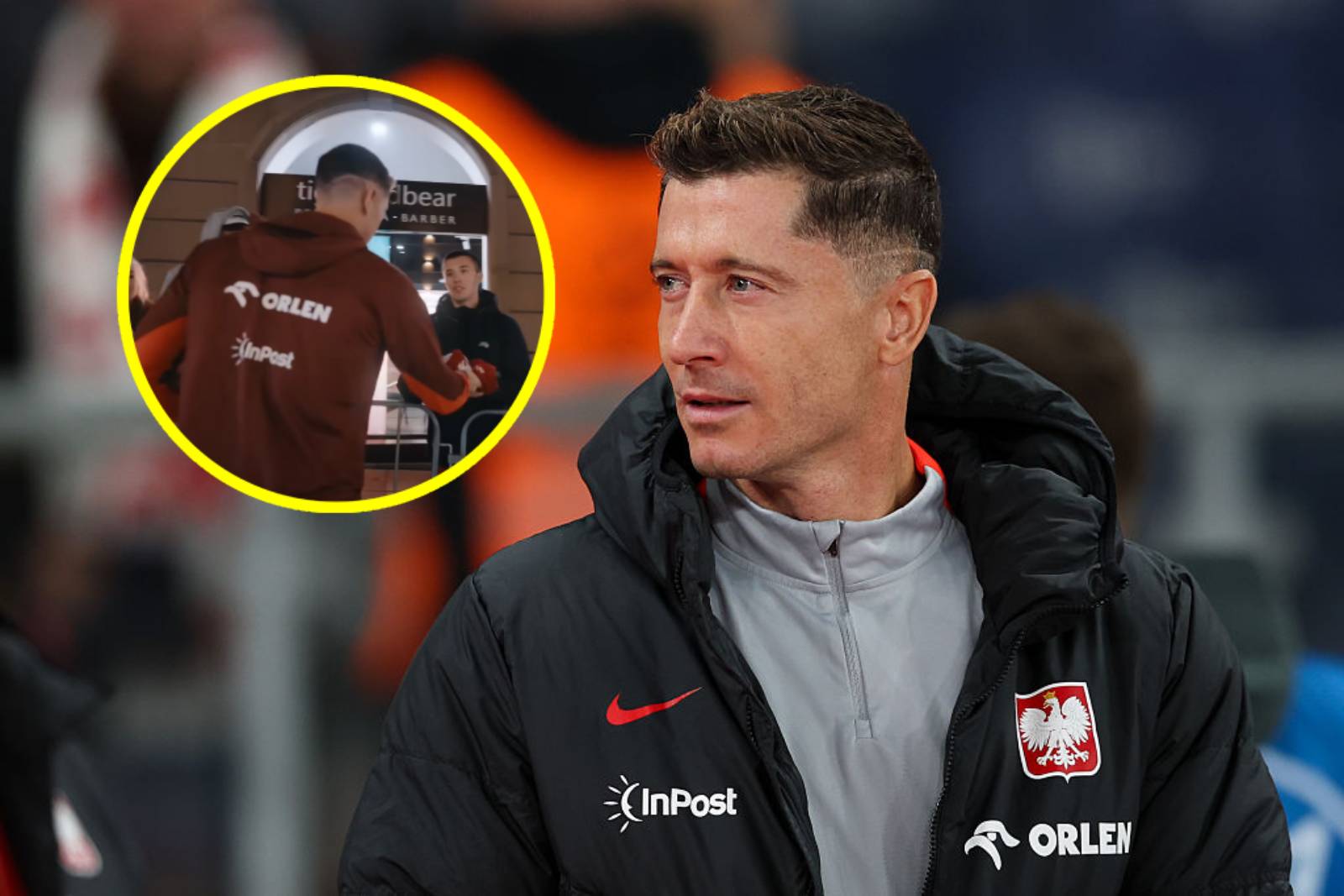 Było po północy. Lewandowski wyszedł do kibica. "Umowa dotrzymana"