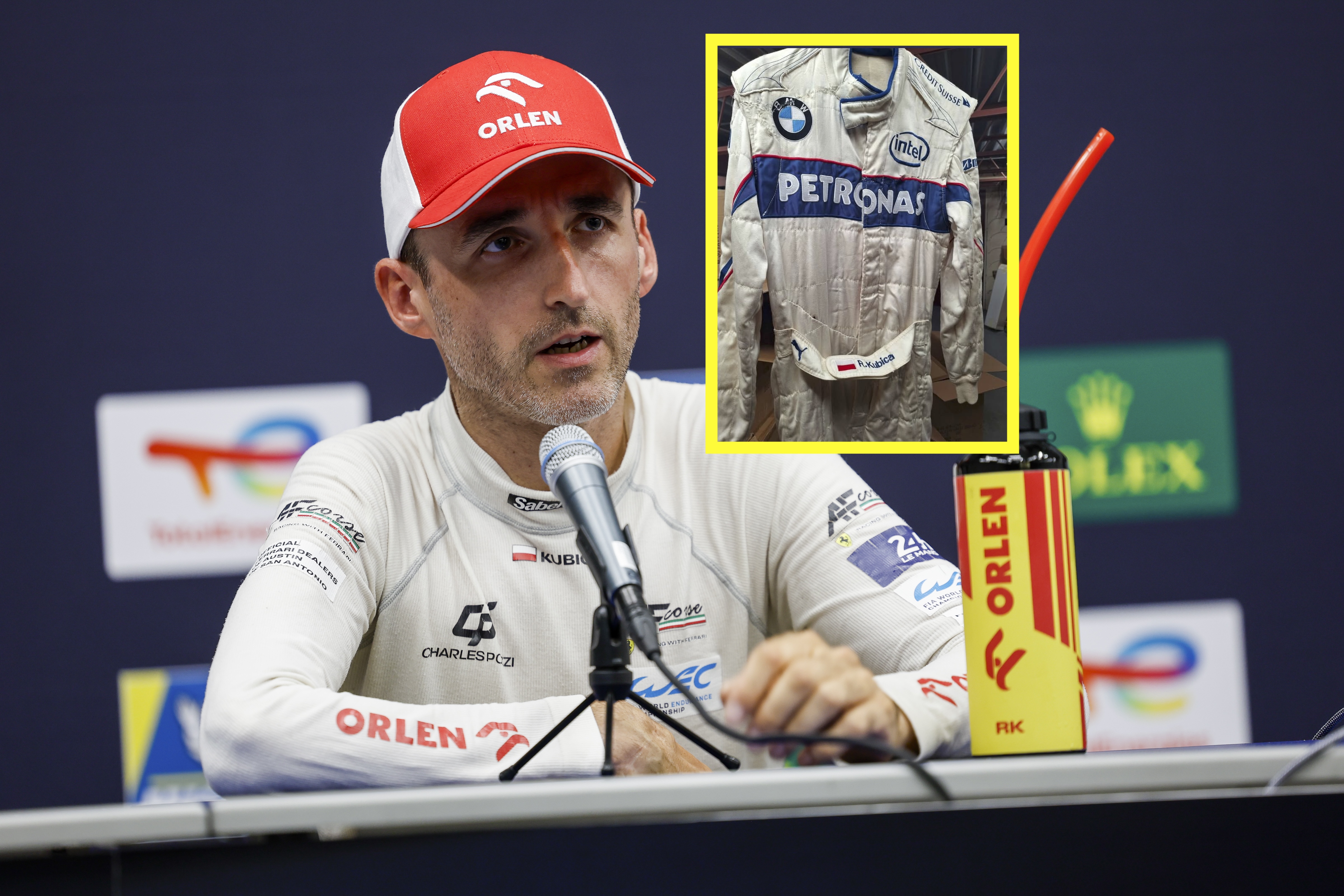 Miał go na sobie w momencie wypadku. Kombinezon Kubicy na sprzedaż