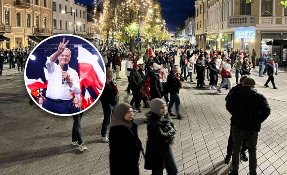Nie hamowali się. Oto co Polacy krzyczeli na Donalda Tuska w Kownie