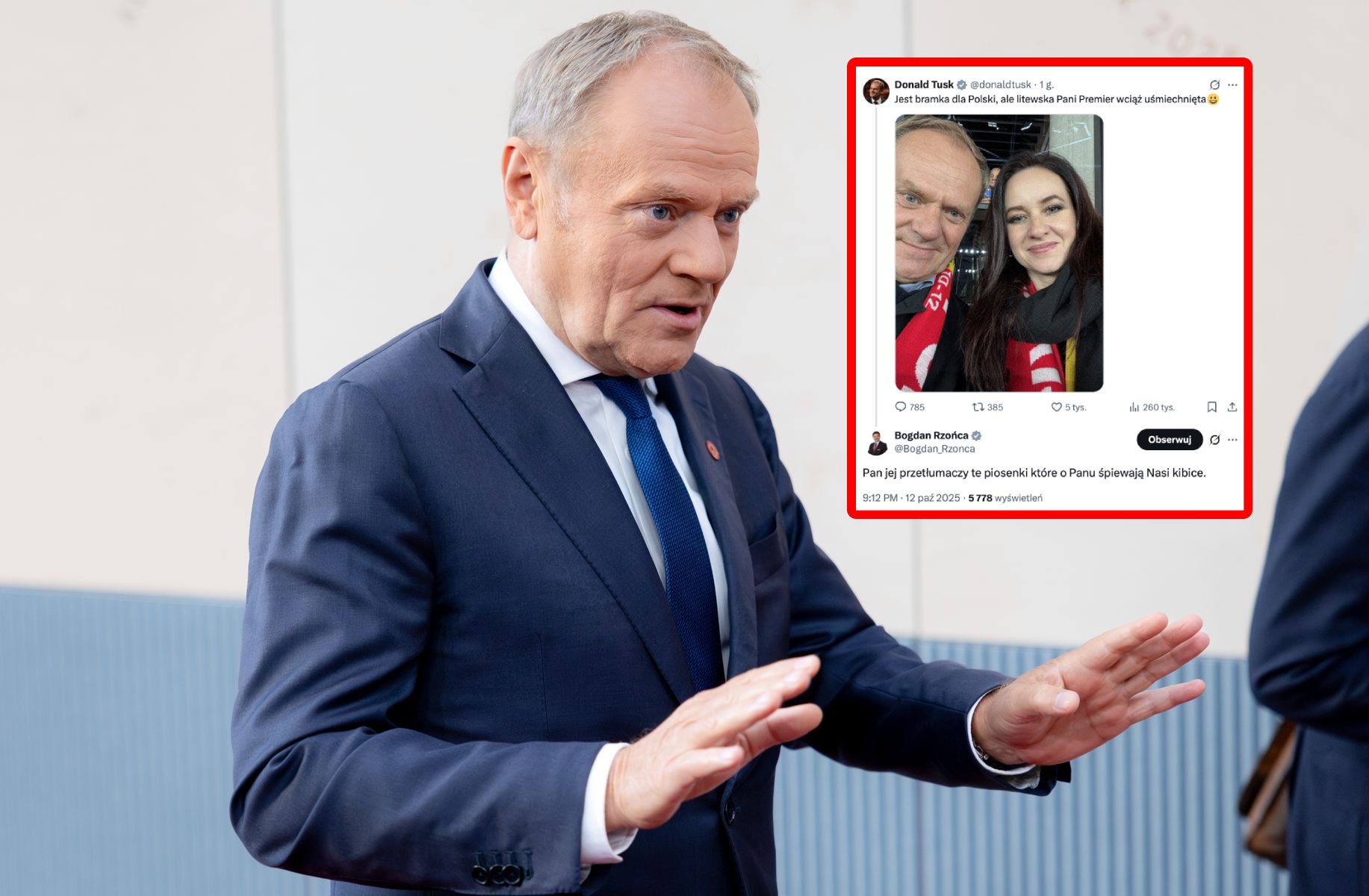 Tusk wstawił zdjęcie z premier Litwy. Europoseł z PiS się nie hamował