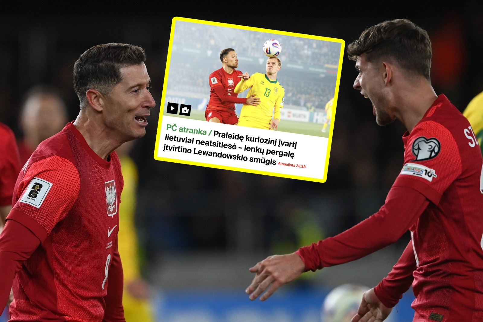 "Kuriozalny gol". Litewskie media rozżalone po meczu z Polską