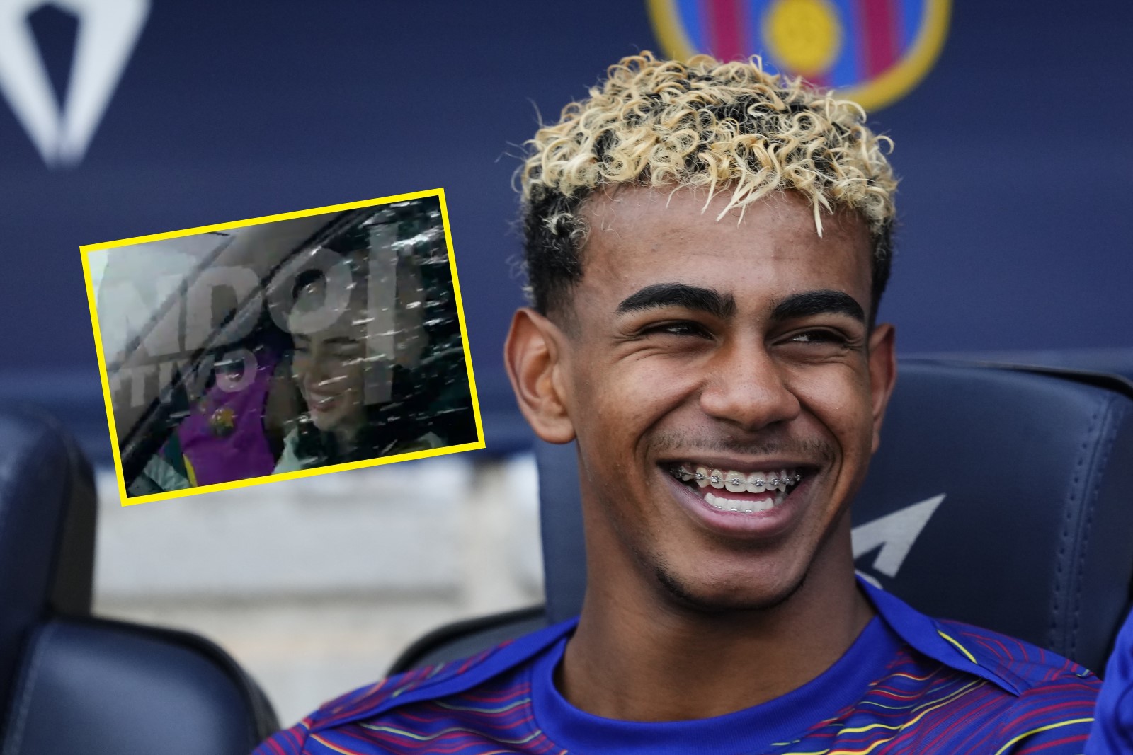 Miłość kwitnie. Nagrali, kto odebrał Yamala z treningu