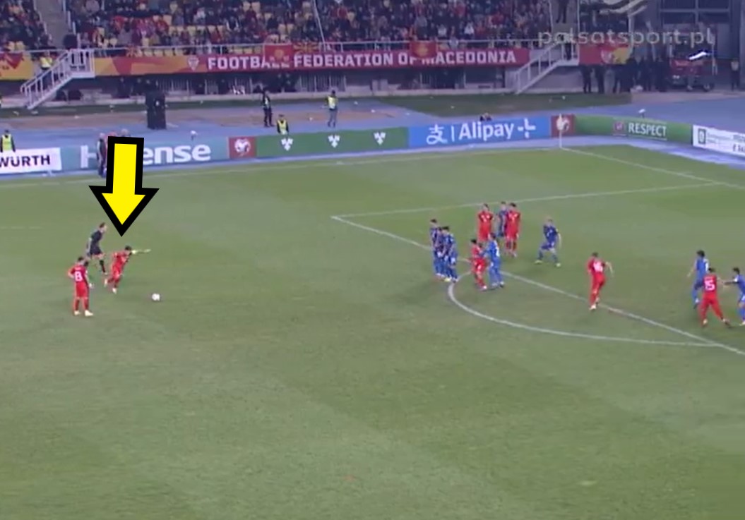 Piękny gol w walce o mundial. Świetnie przymierzył z rzutu wolnego [WIDEO]