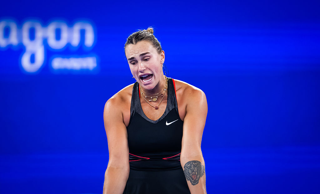 Sabalenka blisko dyskwalifikacji