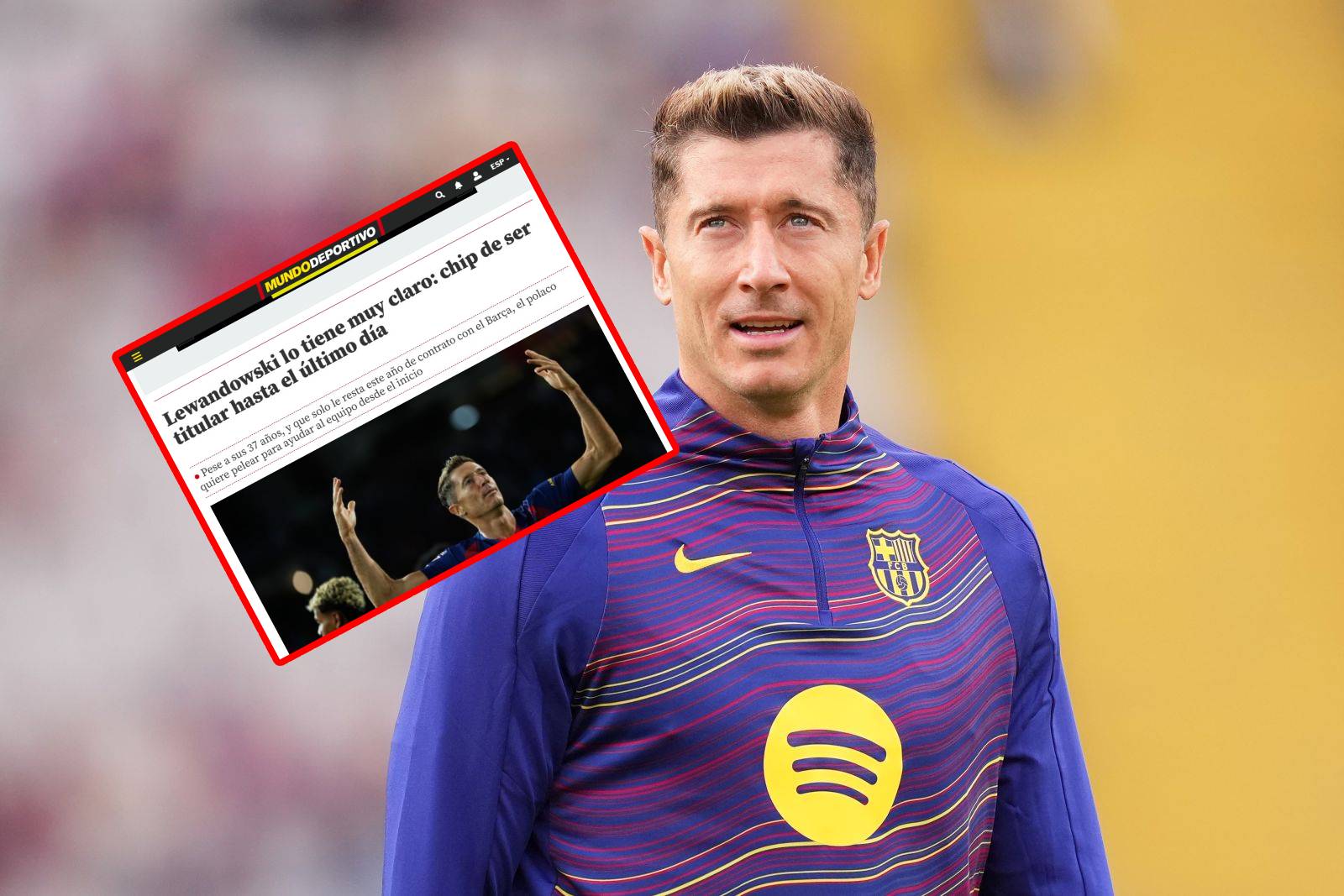 Hiszpanie ujawniają. Taki cel ma Lewandowski