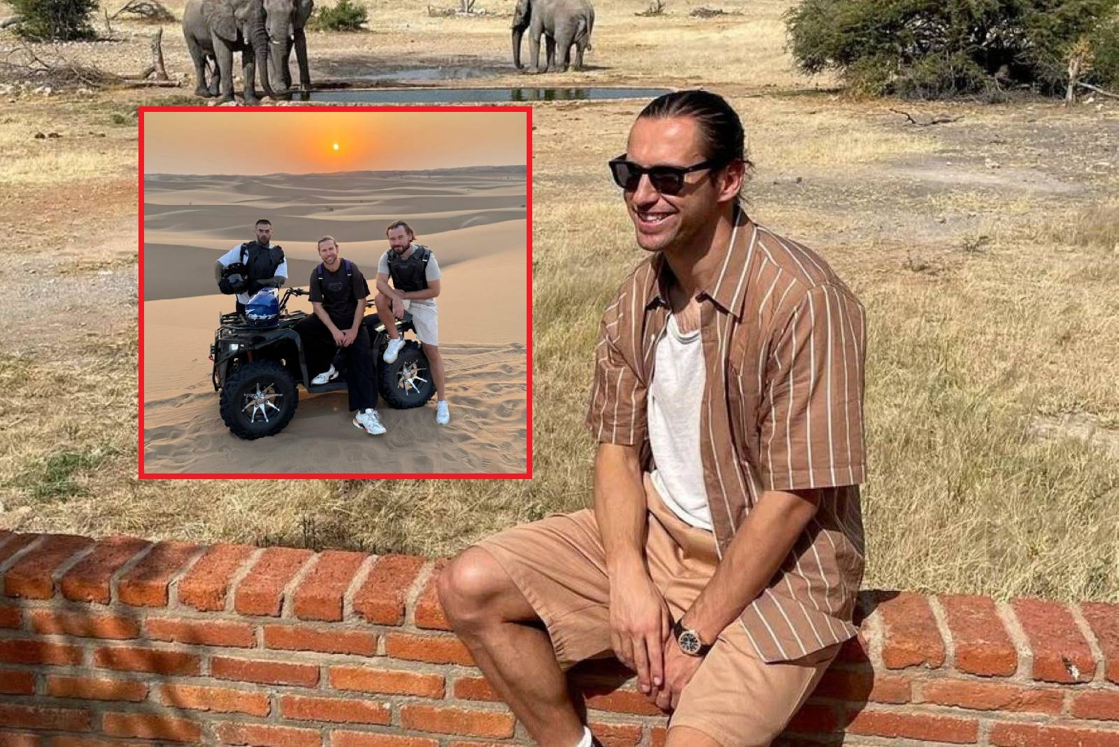 Ale numer. Tylko spójrz, gdzie i z kim spotkał się Krychowiak