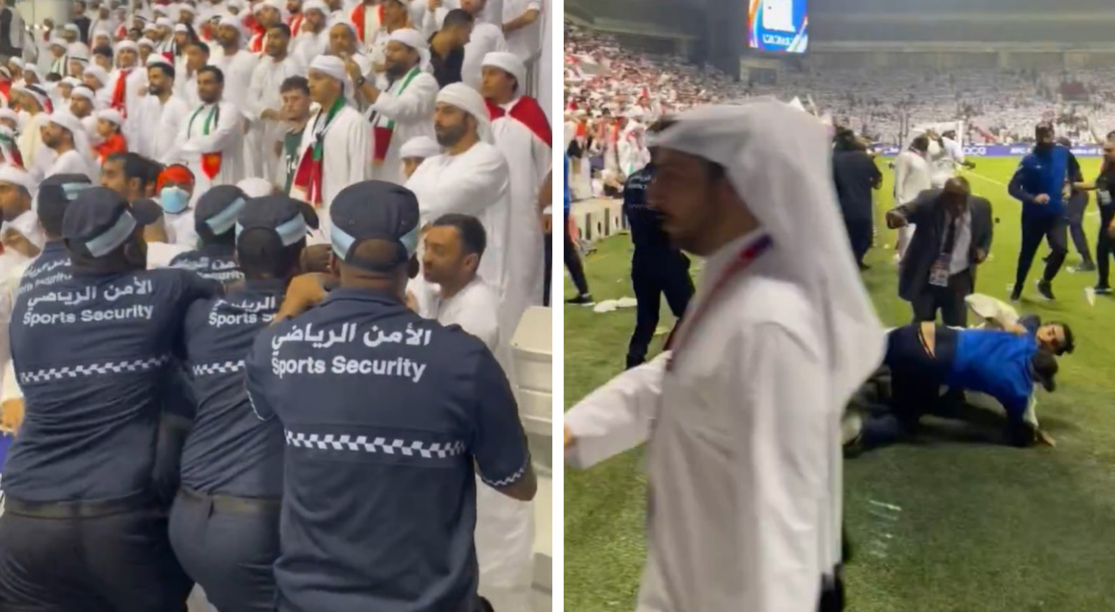 Tracili gola za golem. Byli wściekli. Ochrona nie mogła ich powstrzymać