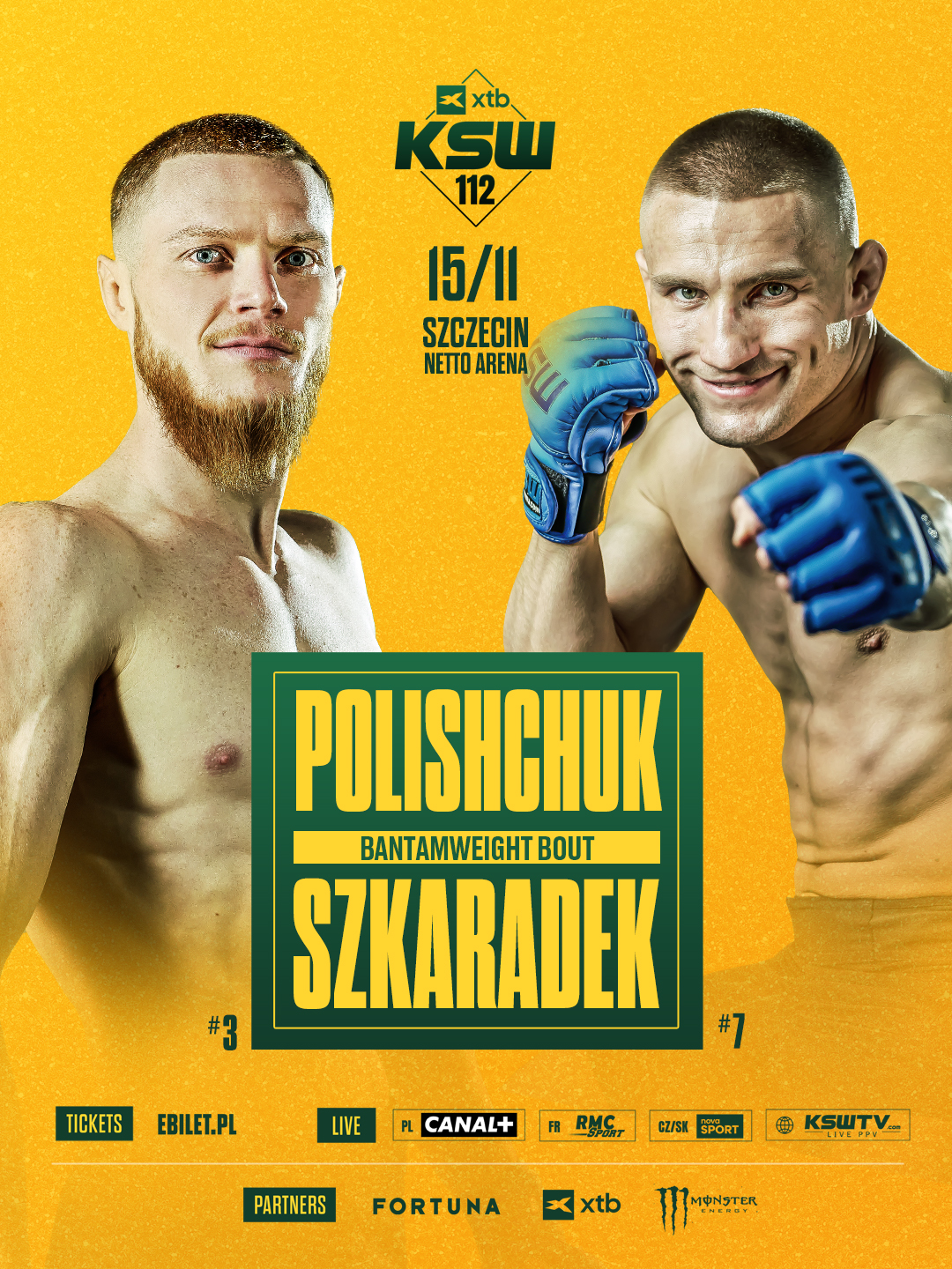 Znamy pełną kartę walk XTB KSW 112 w Szczecinie. Ostatnie starcie gwarantuje emocje