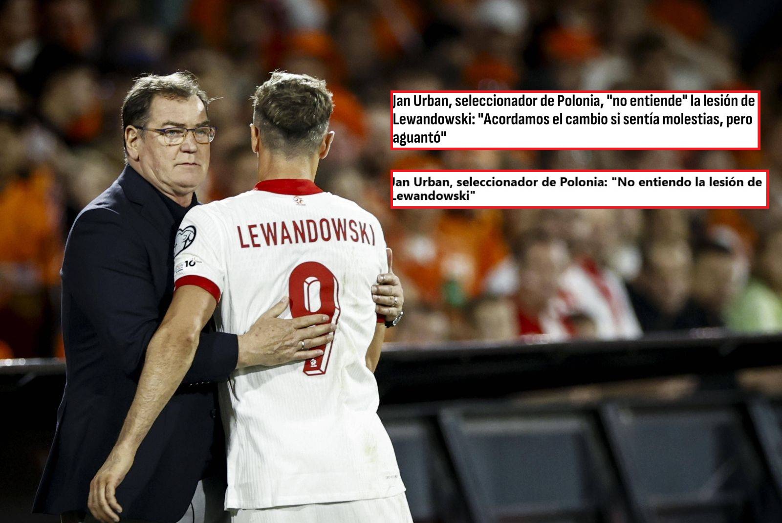 "Nie rozumie". W Hiszpanii wrze po słowach Urbana o kontuzji Lewandowskiego