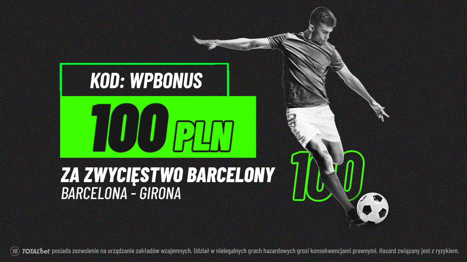 Barcelona wygrywa, a w TOTALbet zgarniasz do 433 zł bonusów na start!