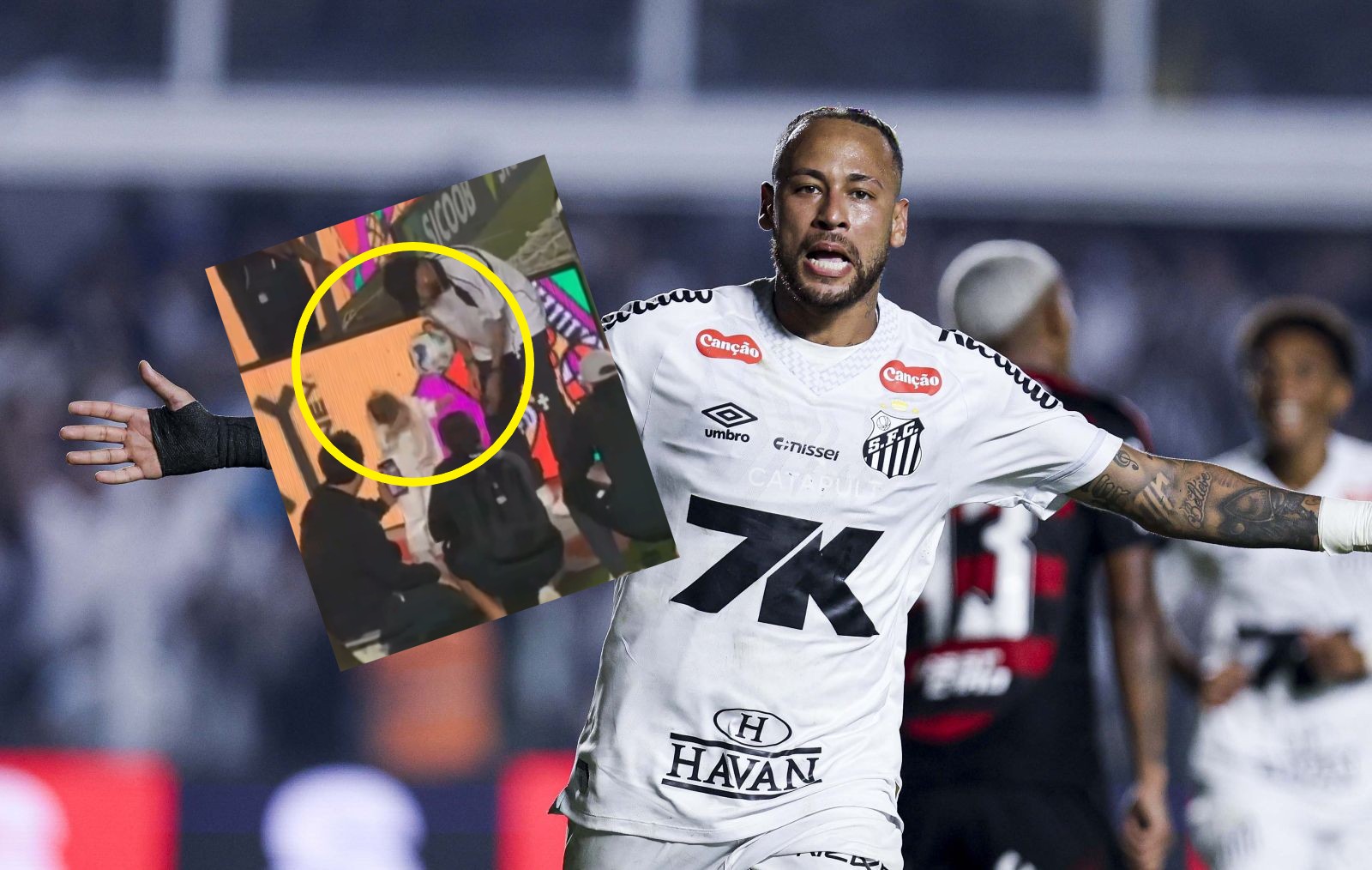 2-letnia córka Neymara trafiona piłką w głowę. Nagrali reakcję ojca