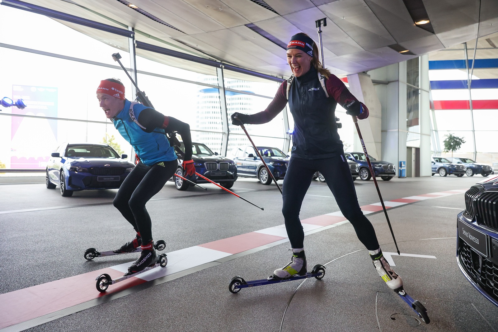 Reakcja na zmiany klimatyczne. Biathlon na... nartorolkach