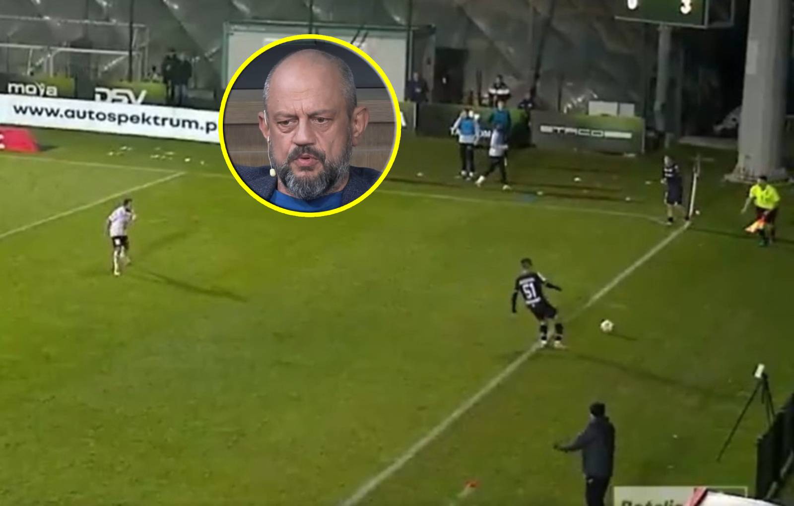 Komentator TVP nie dowierzał. Kuriozalne zagranie w I lidze