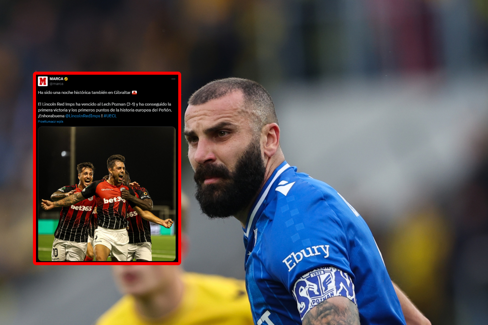 Świat w szoku po meczu Lecha. "Historyczna noc"