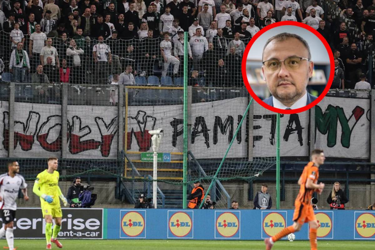 "Prowokacja". Ambasador Ukrainy zareagował na zachowanie kibiców Legii