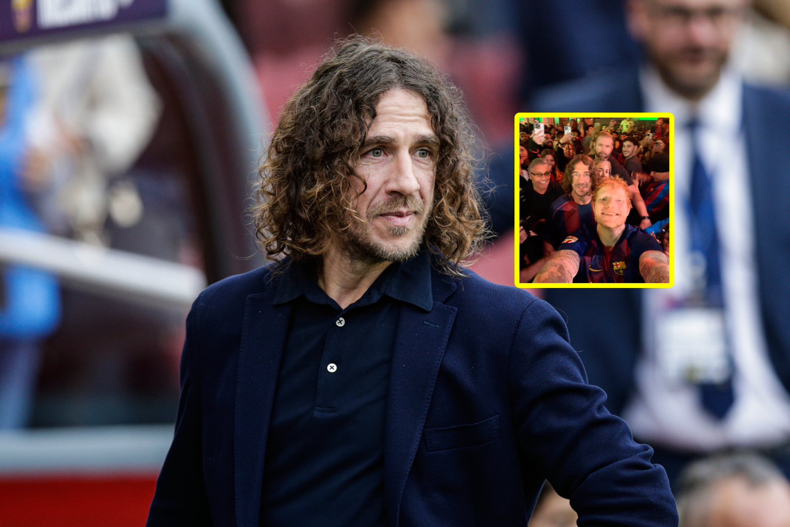Zdjęcie hitem sieci. Oto z kim legenda Barcelony ogląda El Clasico