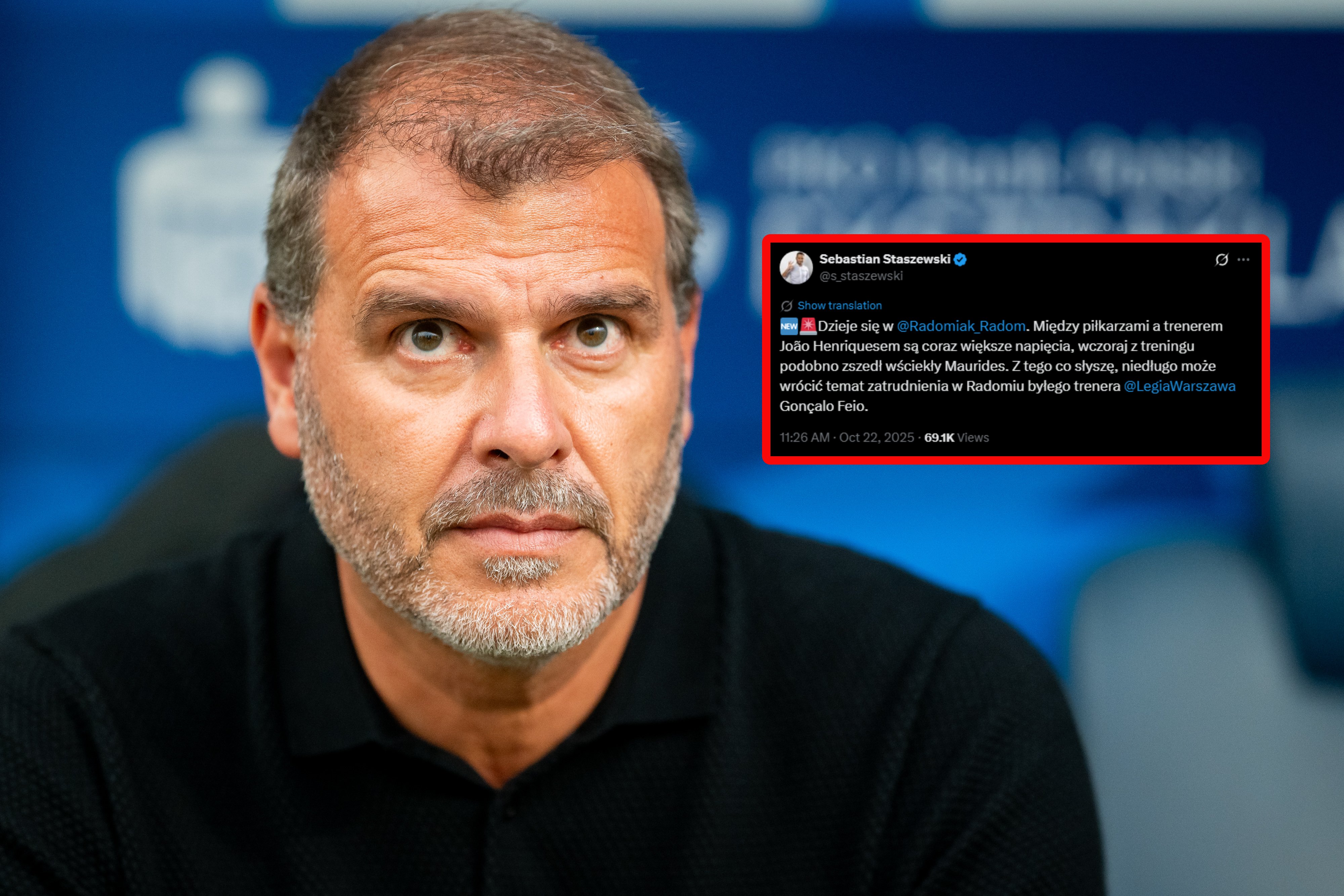 Trener Radomiaka odpiera zarzuty. "Zawodnicy czują, iż nie są szanowani"