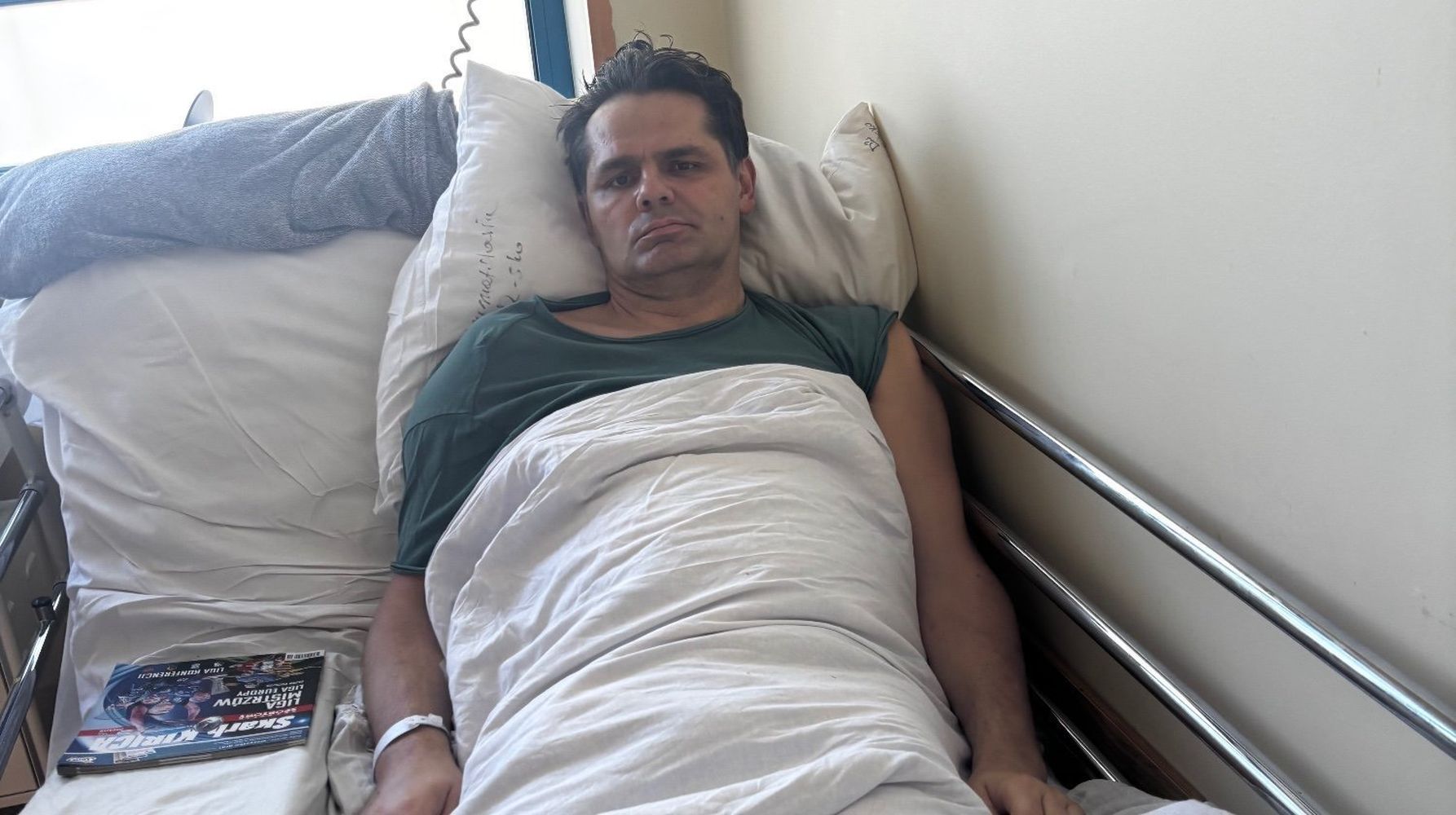 Nie mówi, nie rusza się, bliscy proszą o pomoc. Były piłkarz ręczny po ciężkim udarze