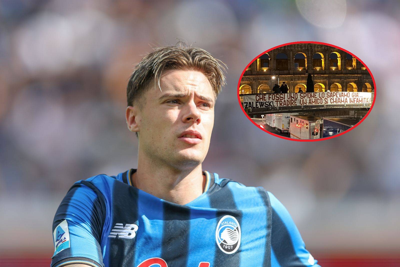 Kibice przygotowali transparent. Te słowa nie spodobają się Zalewskiemu