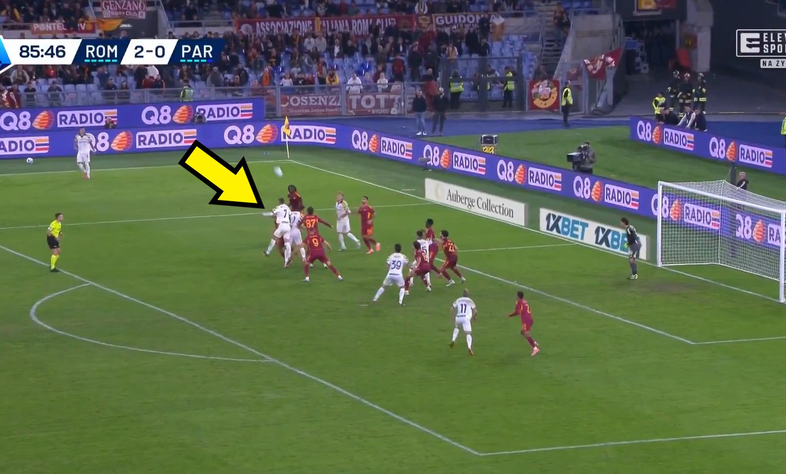 Asysta Polaka przeciwko Romie. Ten gol rozzłościł Gasperiniego [WIDEO]