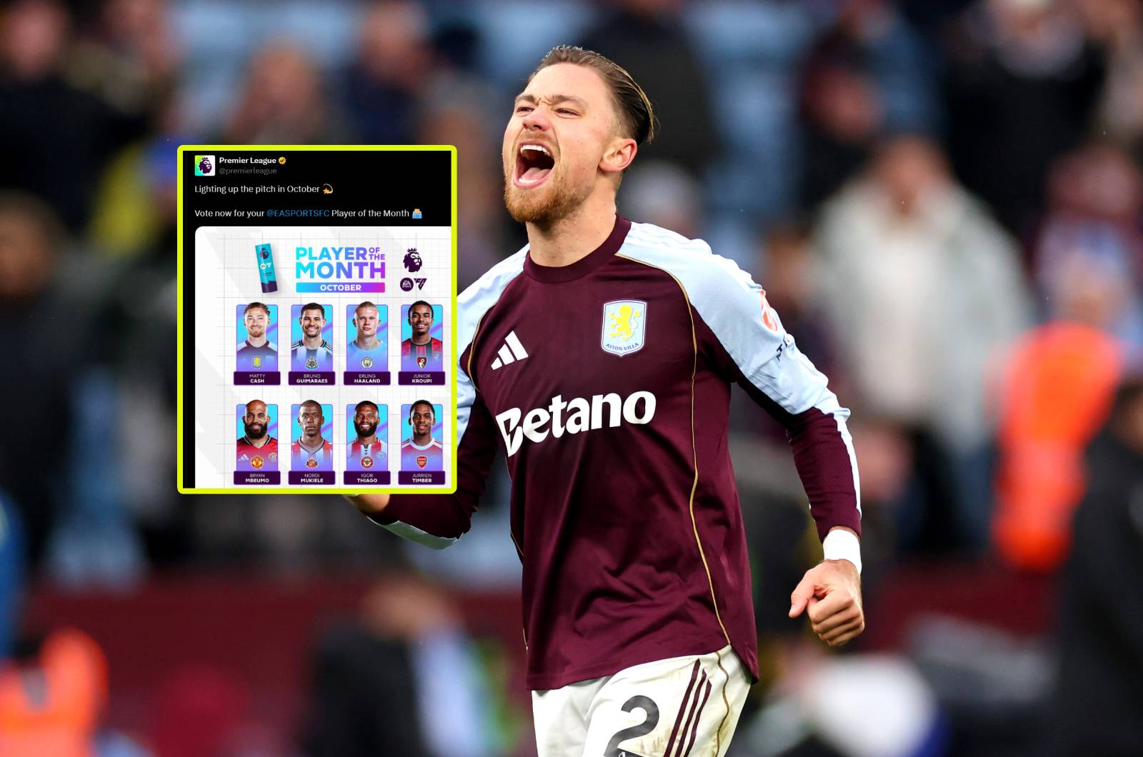 Cash obok Erlinga Haalanda. Można głosować na reprezentanta Polski