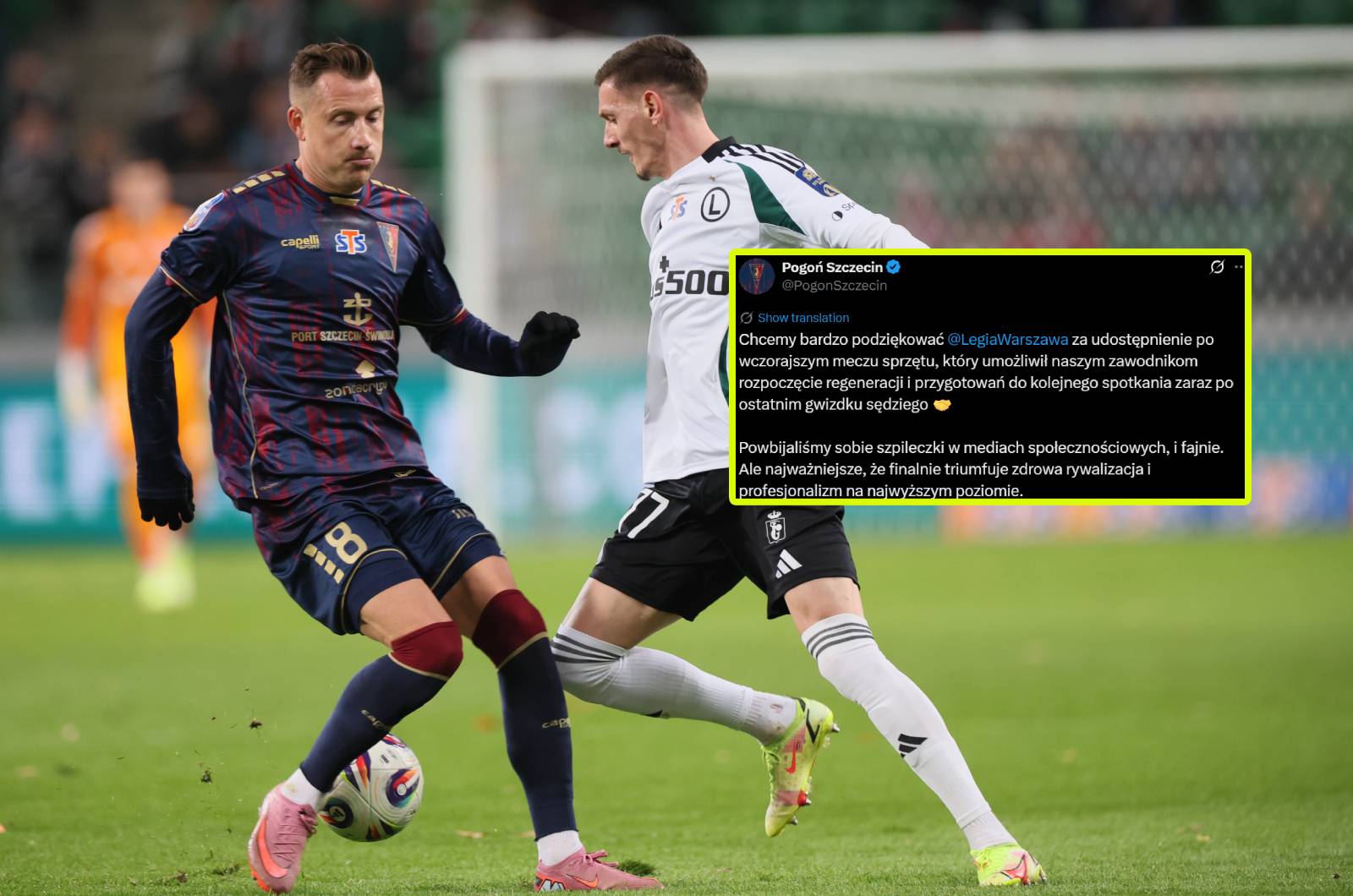 Pogoń zwróciła się do Legii. "Powbijaliśmy sobie szpileczki"