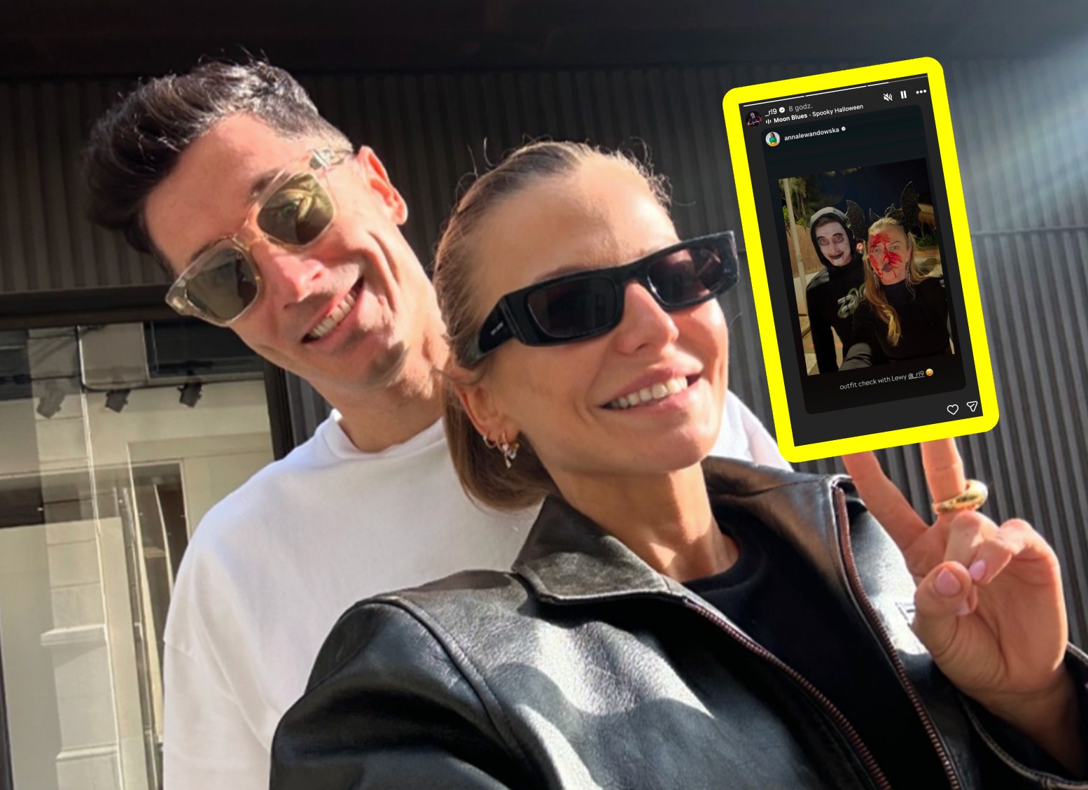 Lewandowscy przebrali się na Halloween. Zdjęcia pojawiły się w nocy