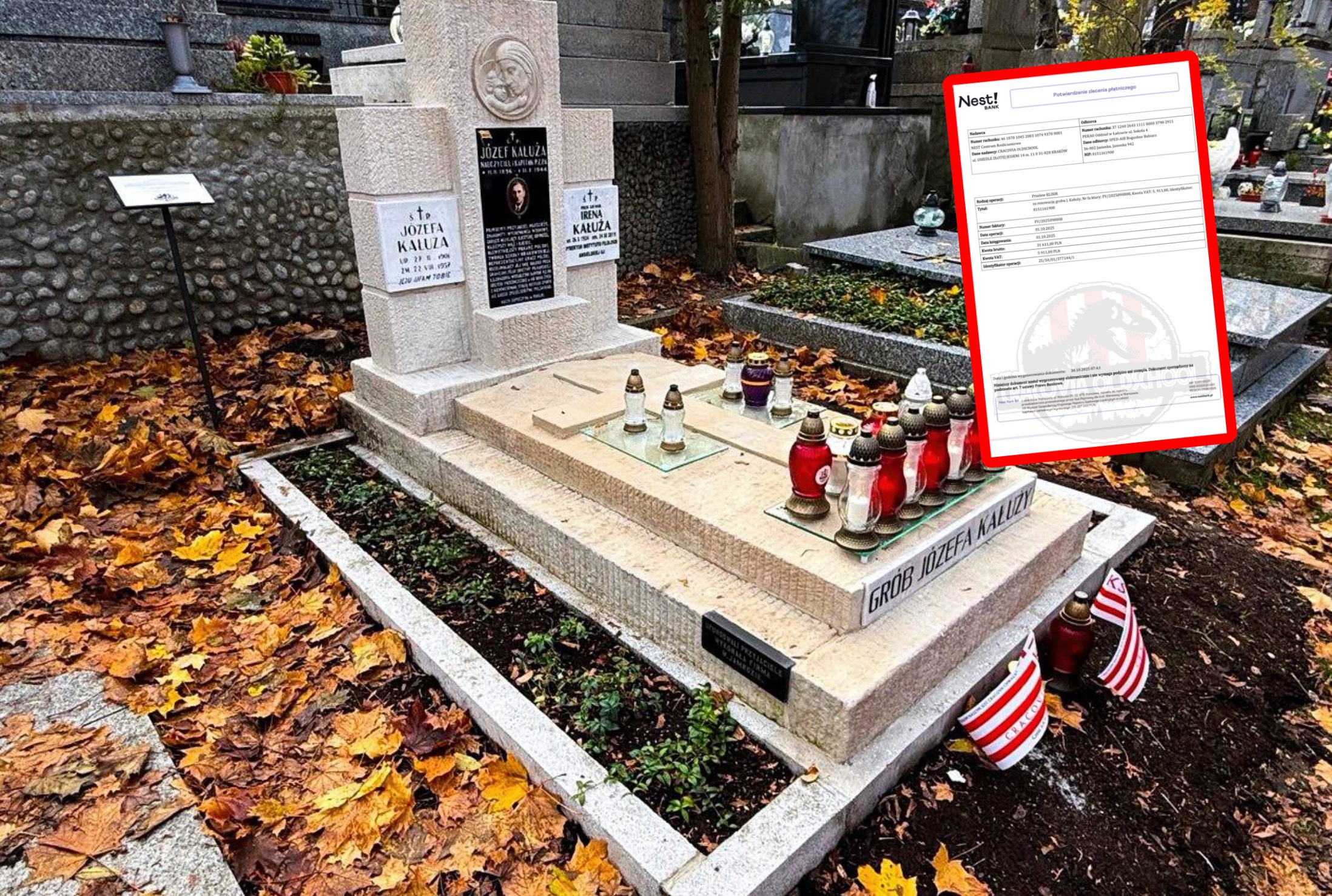 Odnowili grób polskiej legendy. Po wszystkim pokazali fakturę