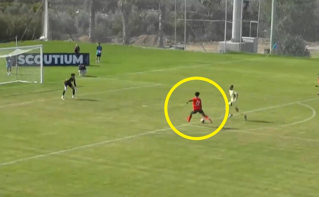 Była 42. minuta. Syn Cristiano Ronaldo przeszedł do historii