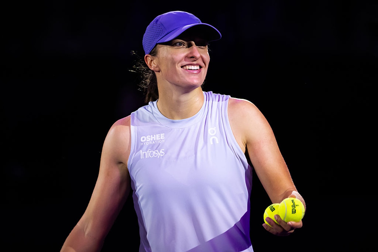 Świątek na szczycie. Zobacz tabelę po 1. dniu WTA Finals