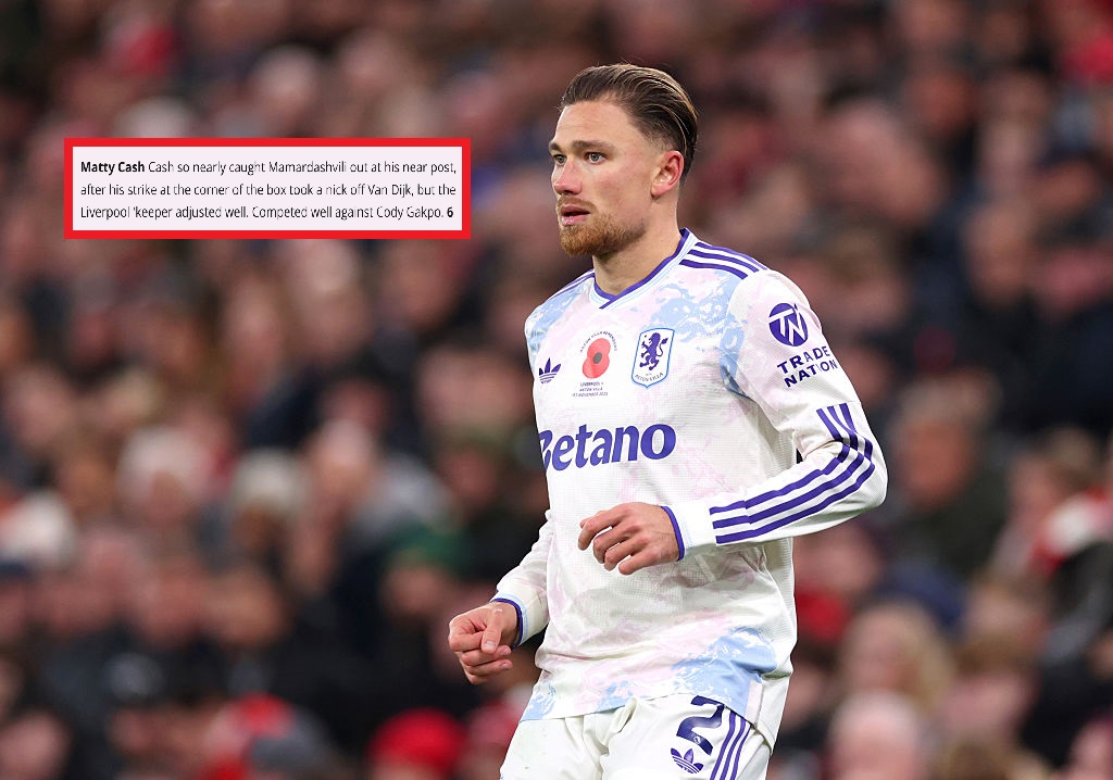 Cash blisko bramki z Liverpoolem. Tak piszą o nim Anglicy