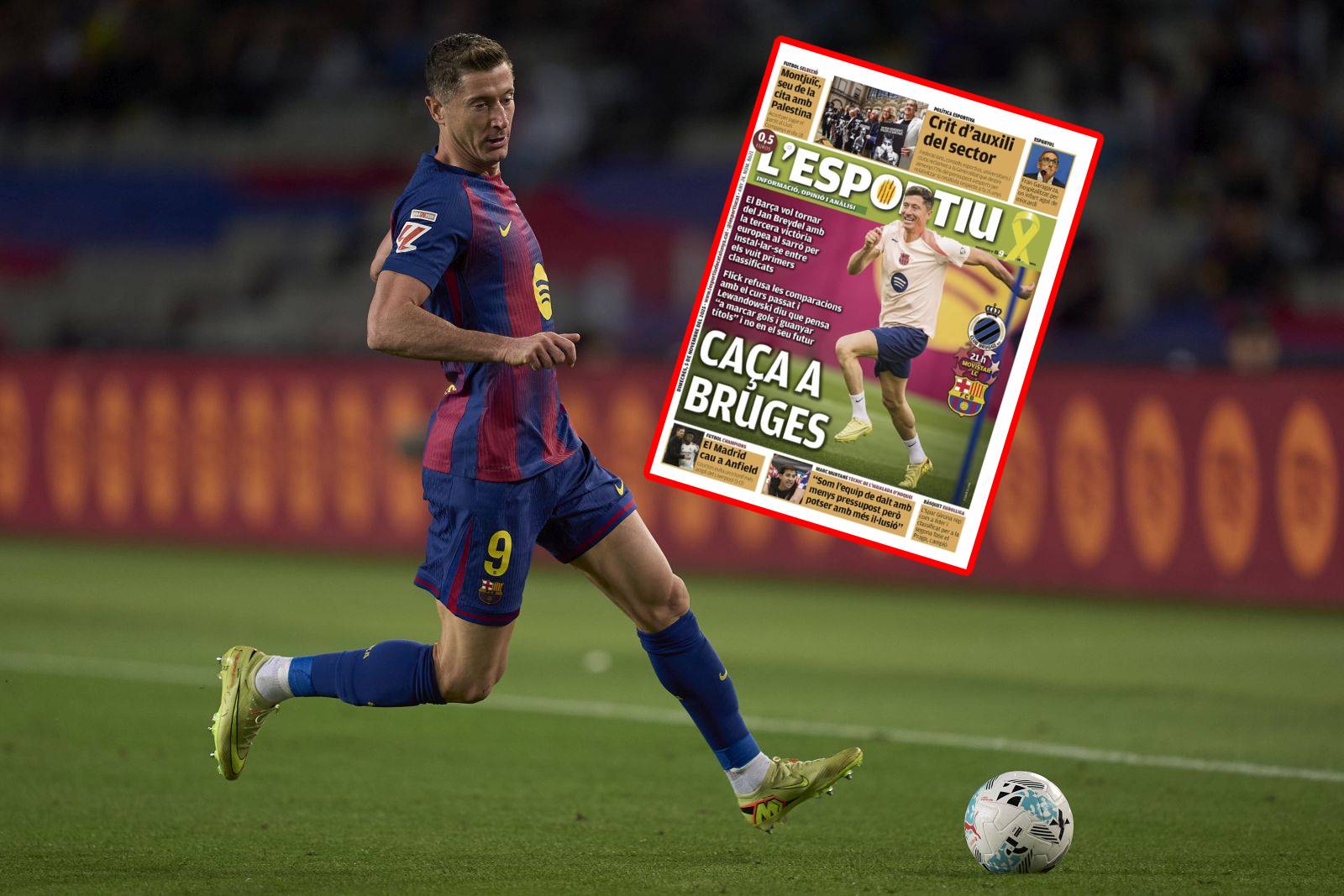 Lewandowski "wylądował" na okładce w Hiszpanii. Głośno o jego słowach