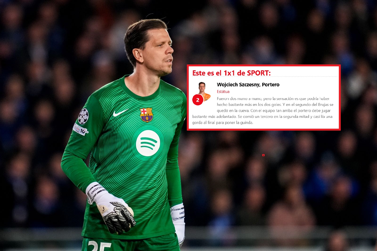 Ta nota to powód do wstydu. Hiszpanie pastwią się nad Szczęsnym