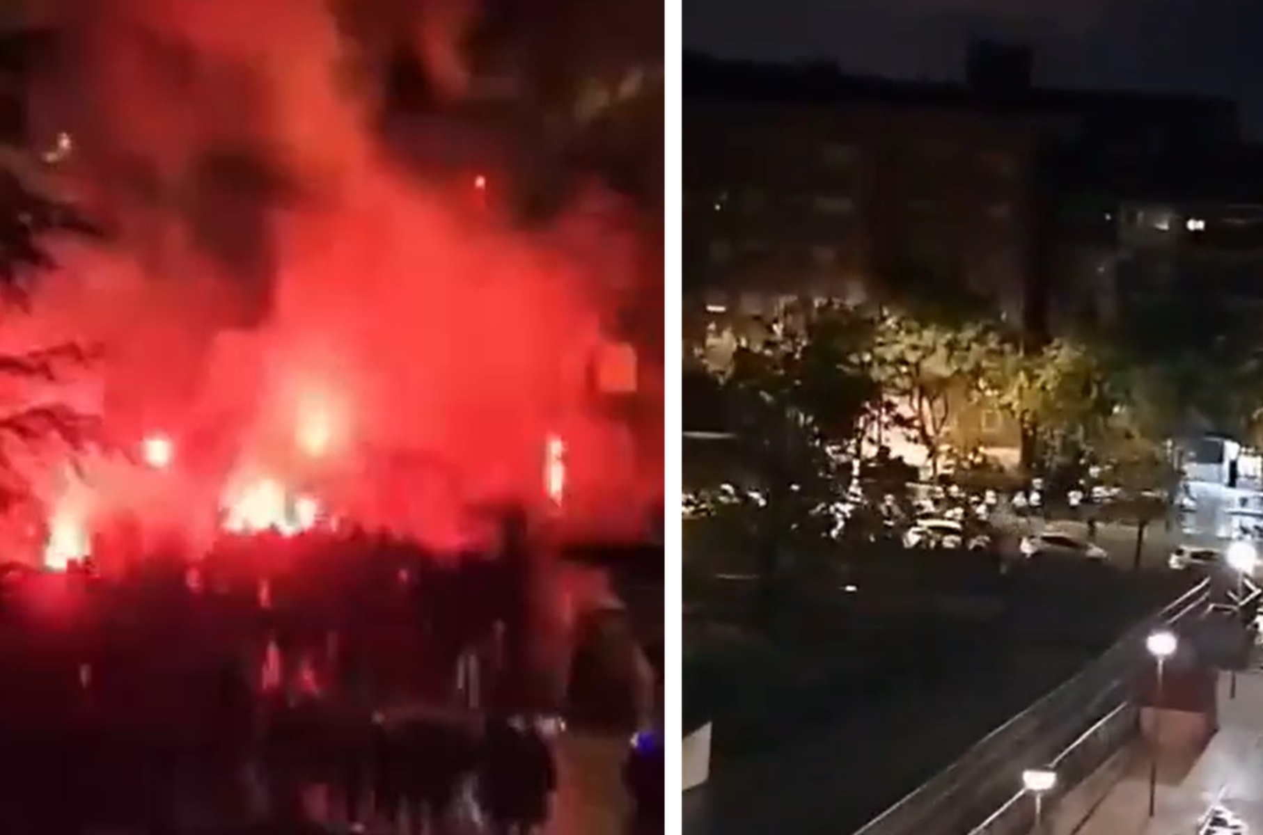 Zamieszki w Hiszpanii. Są nowe nagrania z bójki kiboli Lecha