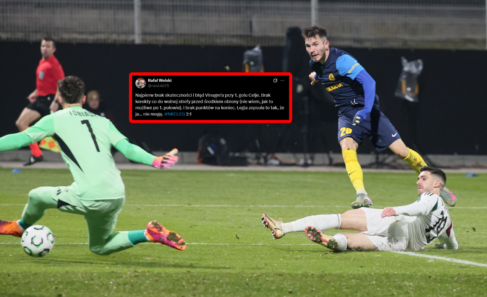 "Nie wiem, jak to możliwe". Gorąco w sieci po meczu Legii