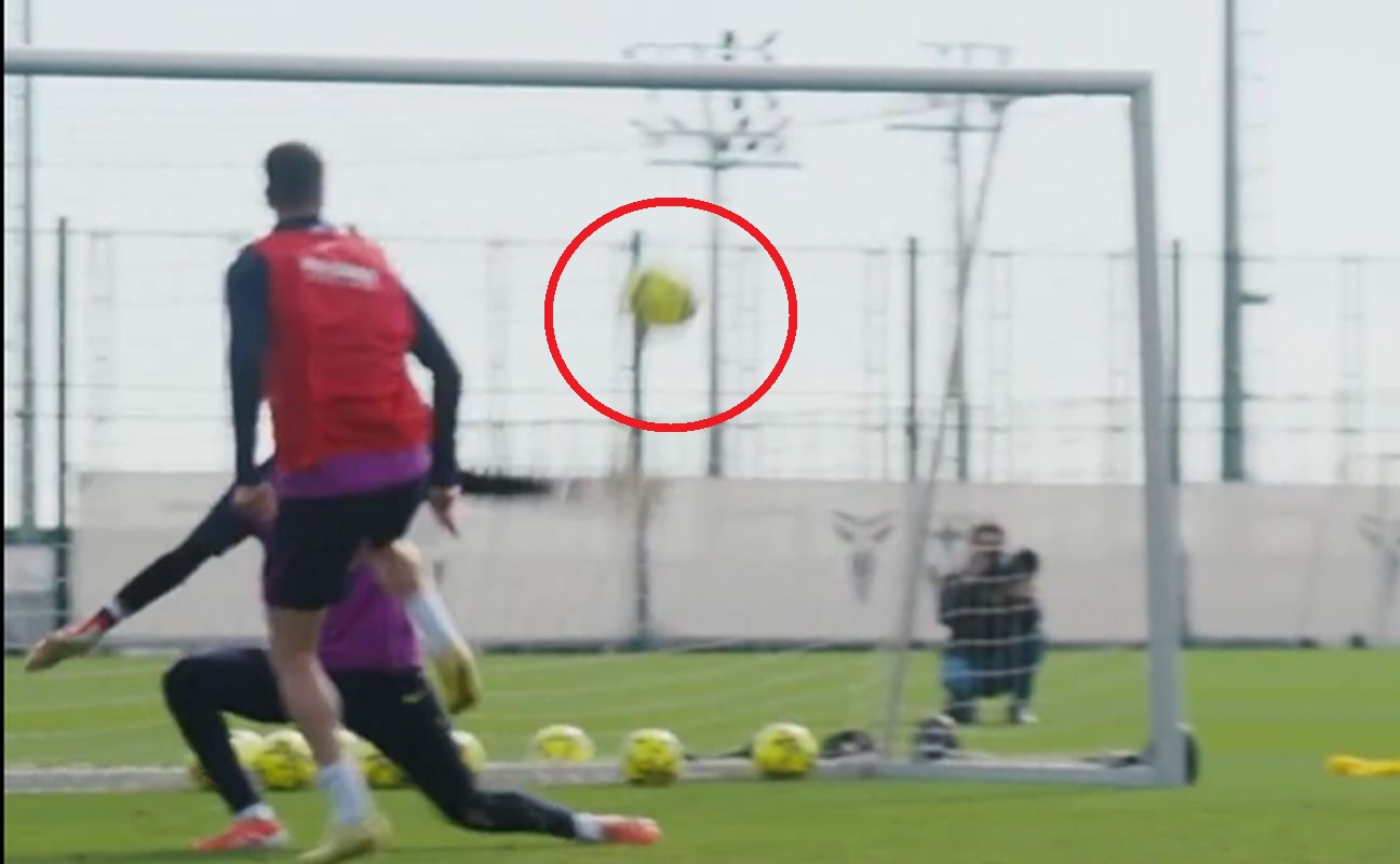 Lewandowski show na treningu. Pokazali nagranie