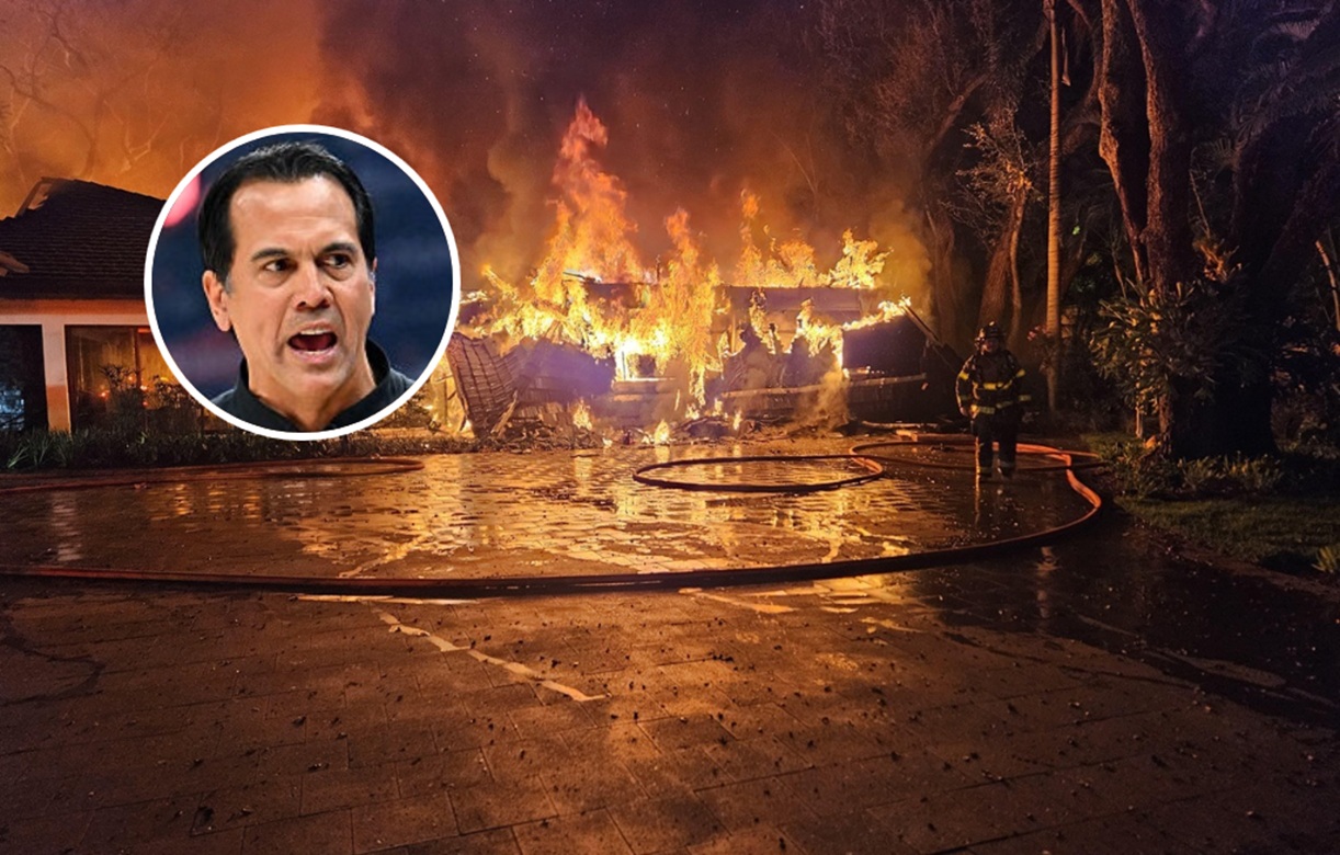 Potężny pożar. Media wyjawiły, do kogo należał dom