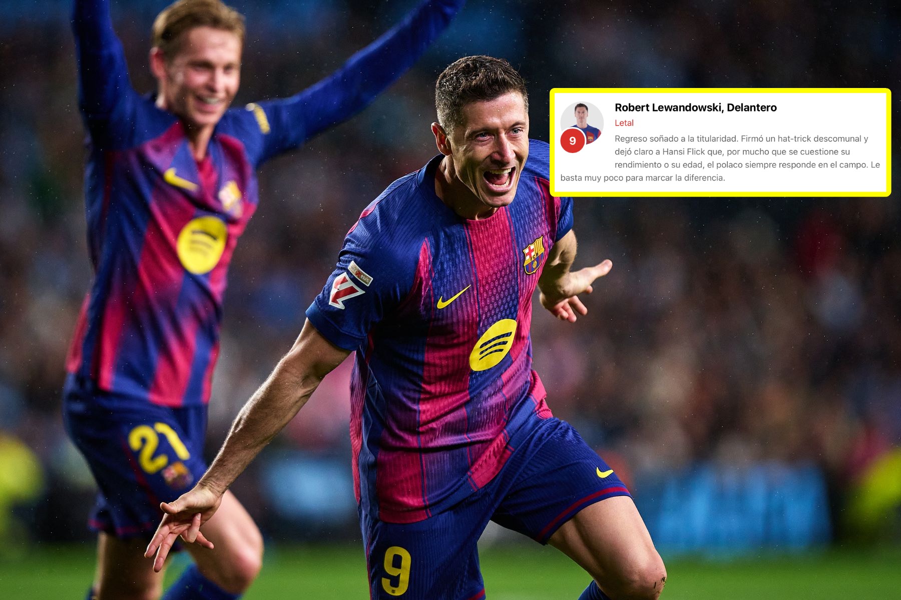 "Potężny". Takich not Lewandowski dawno nie miał!