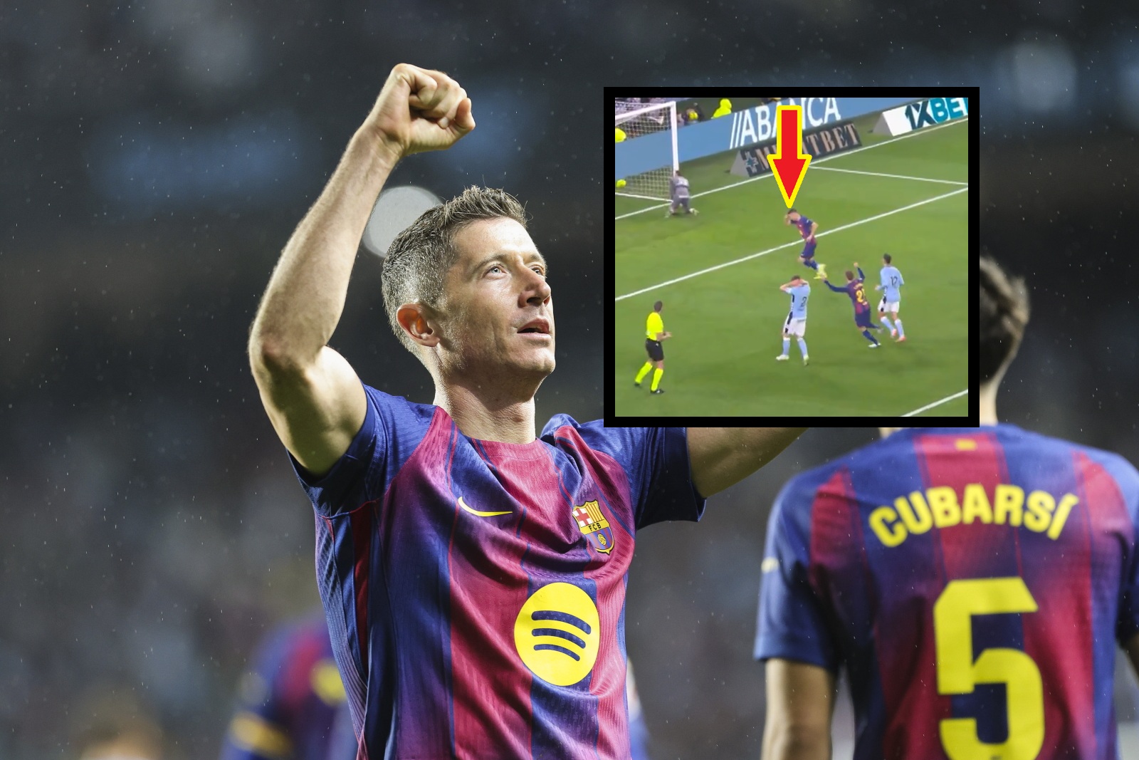 Zwróciłeś uwagę? Oto jaki gest Lewandowski zrobił po strzeleniu gola